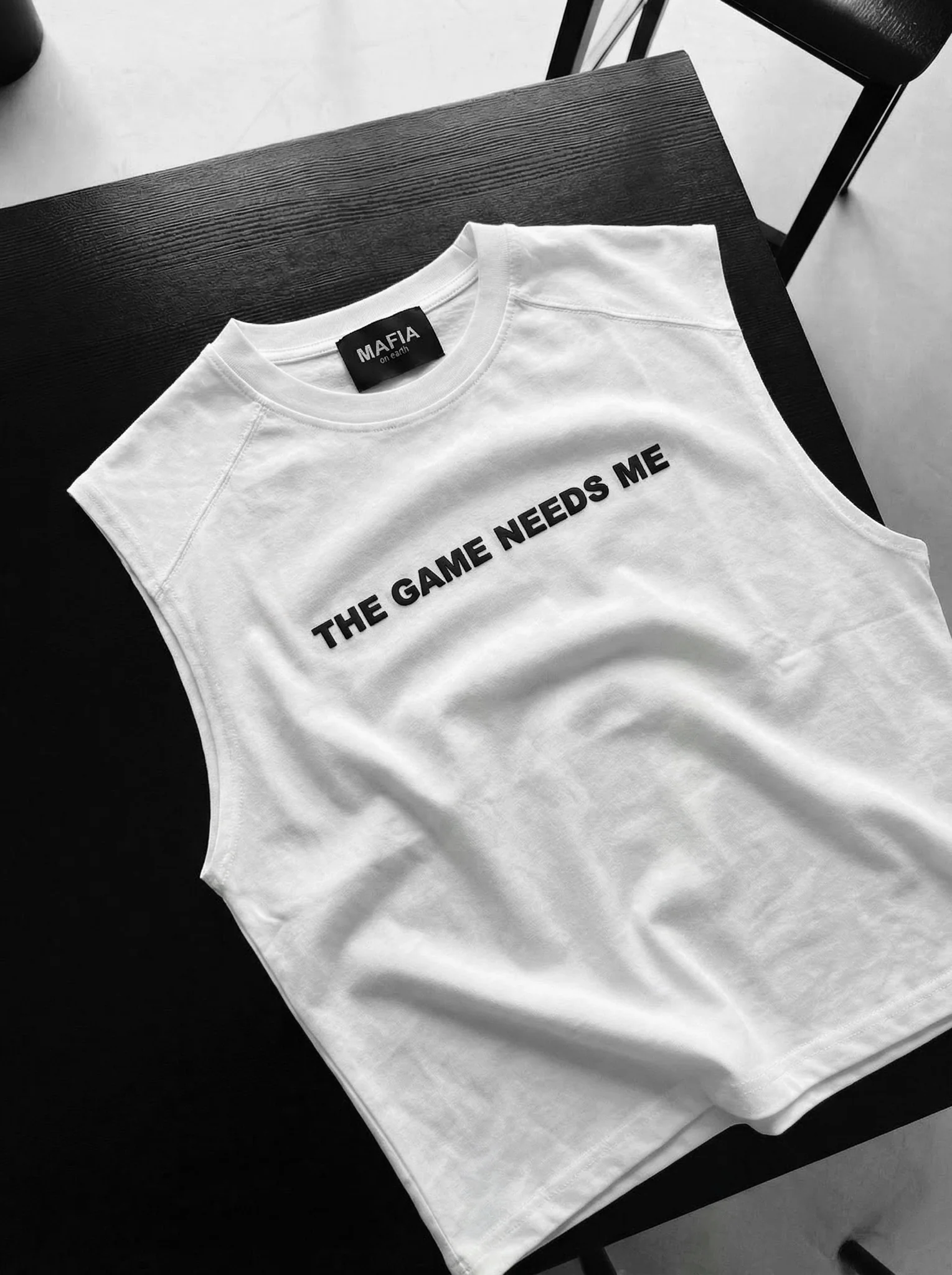 Oversize Game Tanktop - Ecru - Image 4
