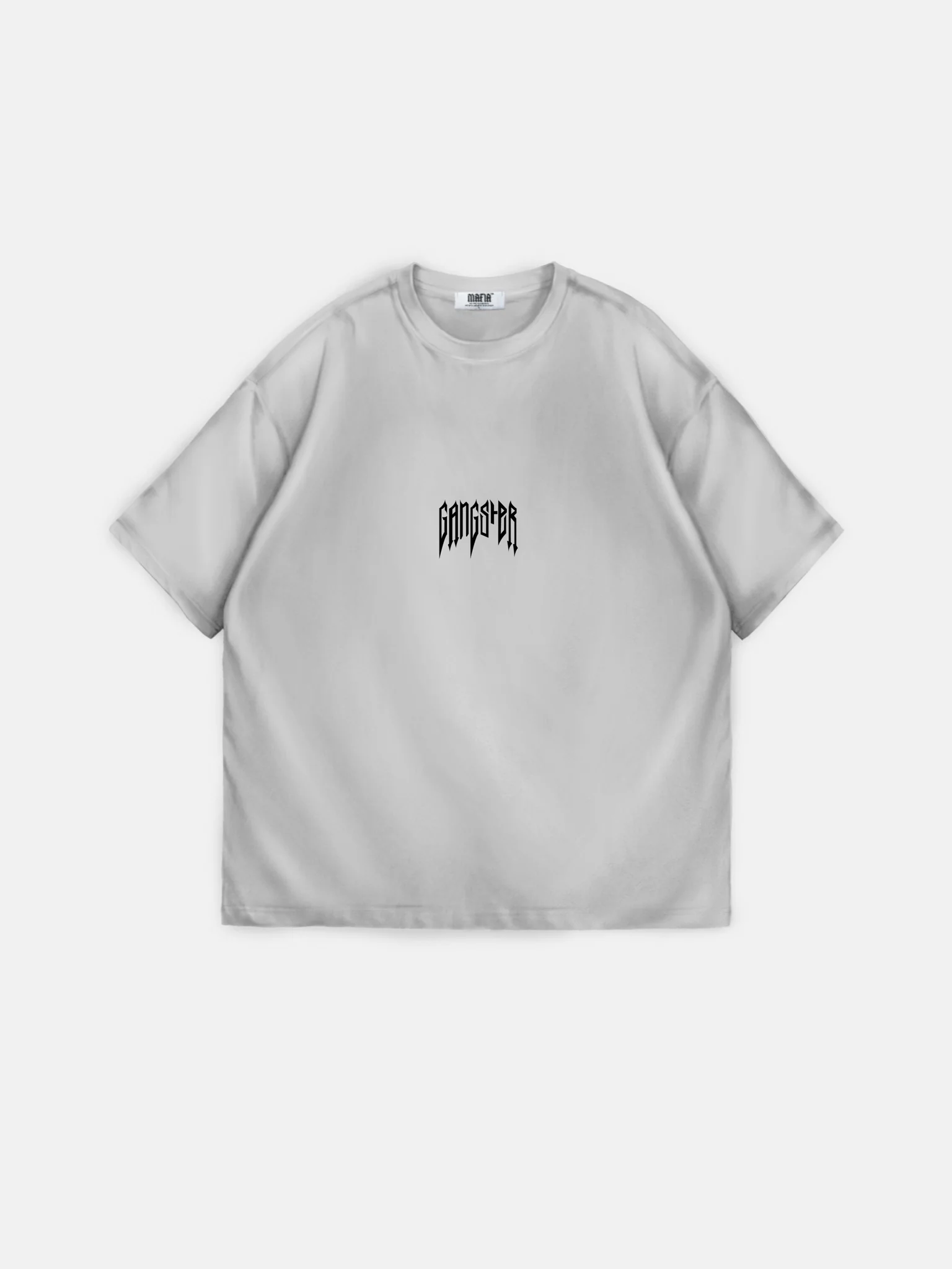 Oversize Gangster T-shirt - Grey - Image 2