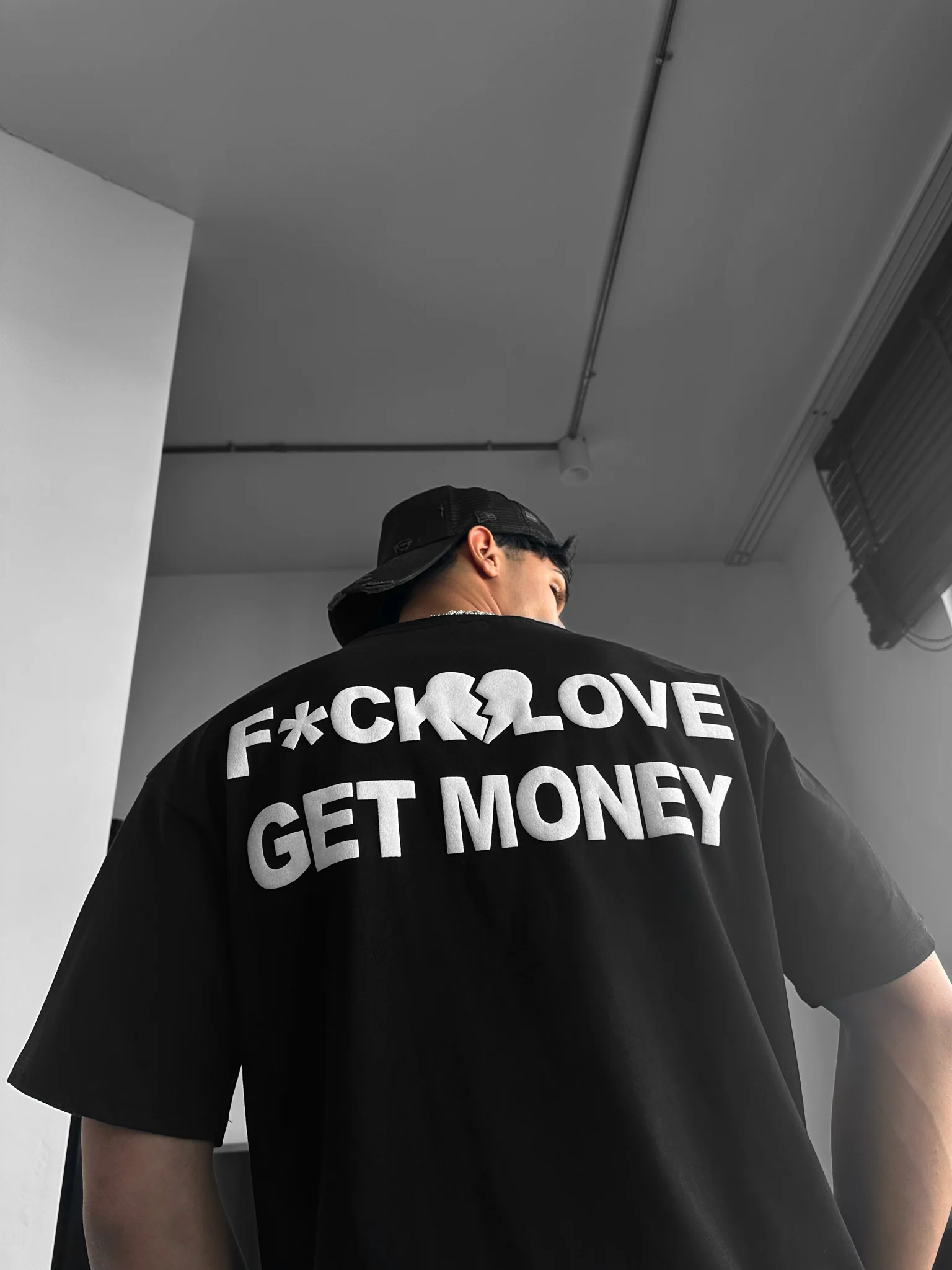 Oversize Get Money T-shirt - Black - Image 2