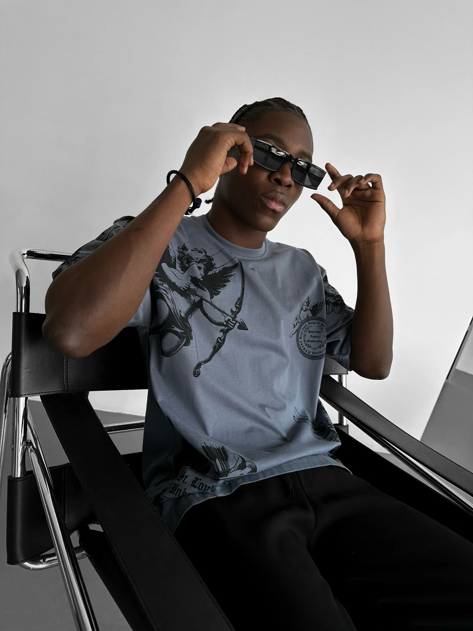 Oversize Guardian Angels T-Shirt - Stormy Weather - Image 3