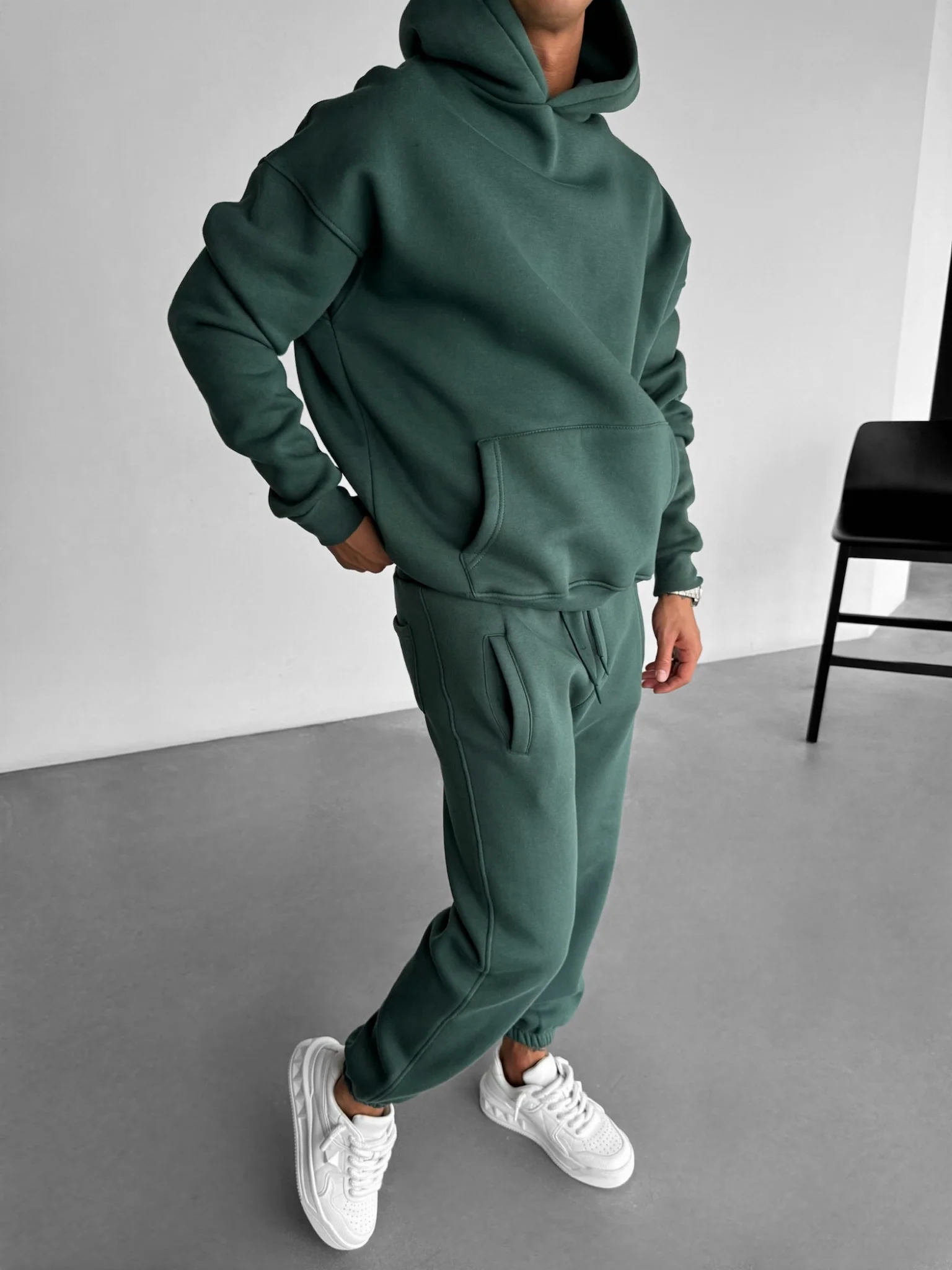 Oversize Hoodie - Petrol - Image 3
