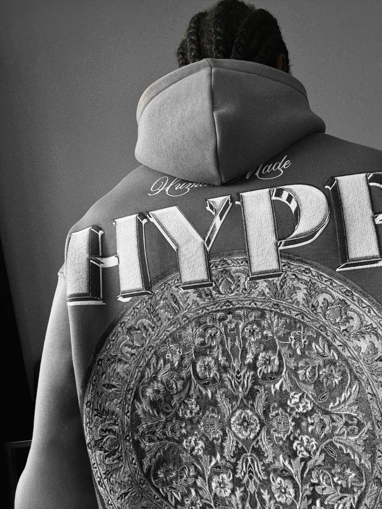Oversize Hype Hoodie - Anthracite - Image 5
