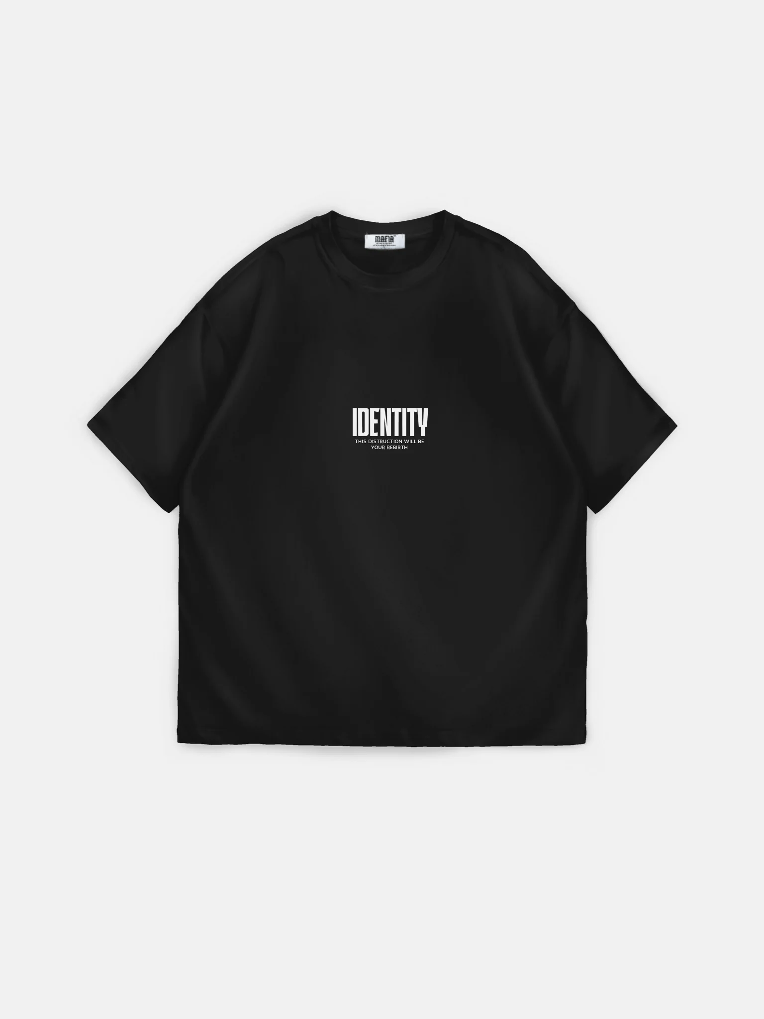 Oversize Identity T-shirt - Black - Image 6