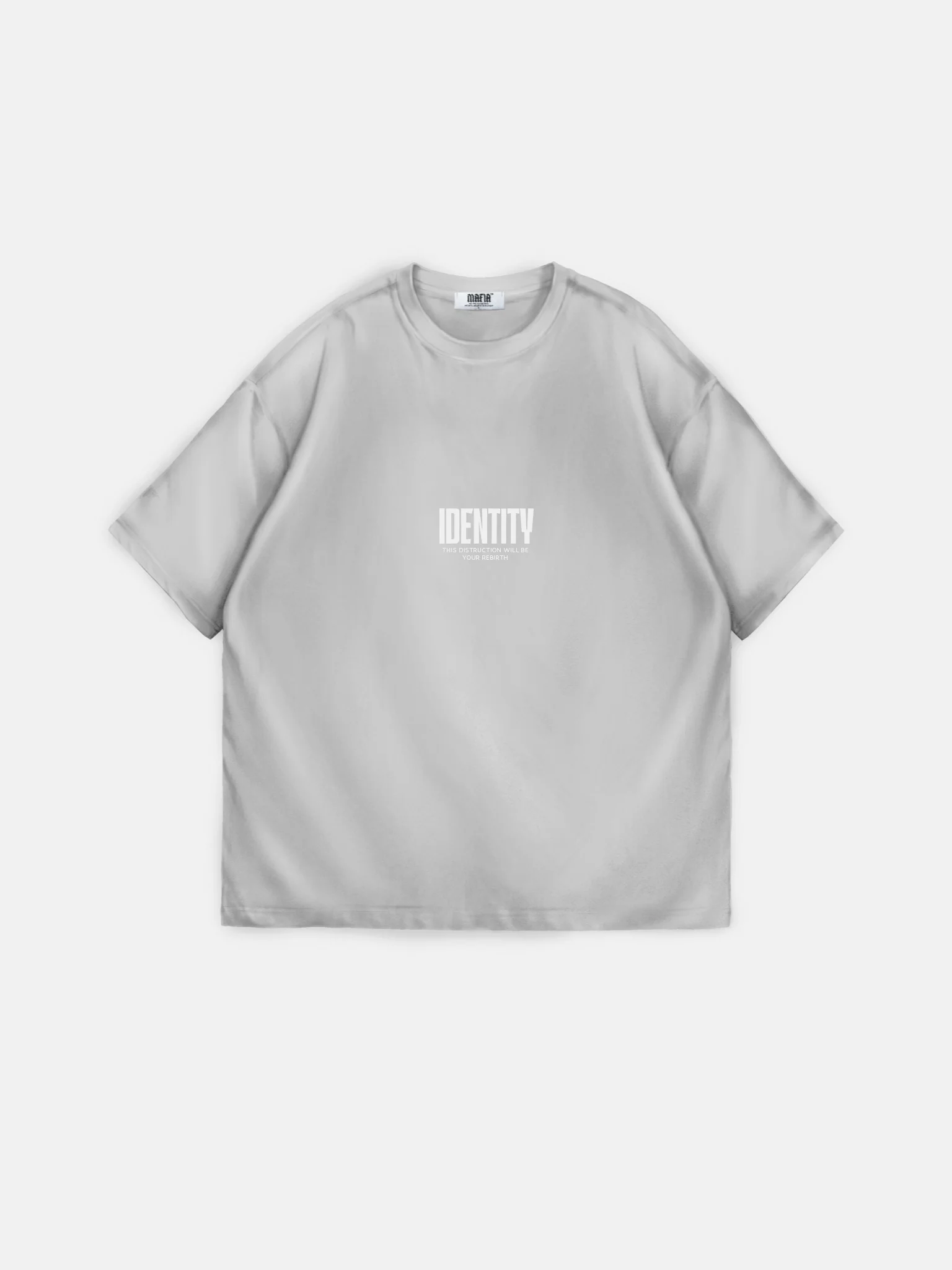Oversize Identity T-shirt - Grey - Image 2
