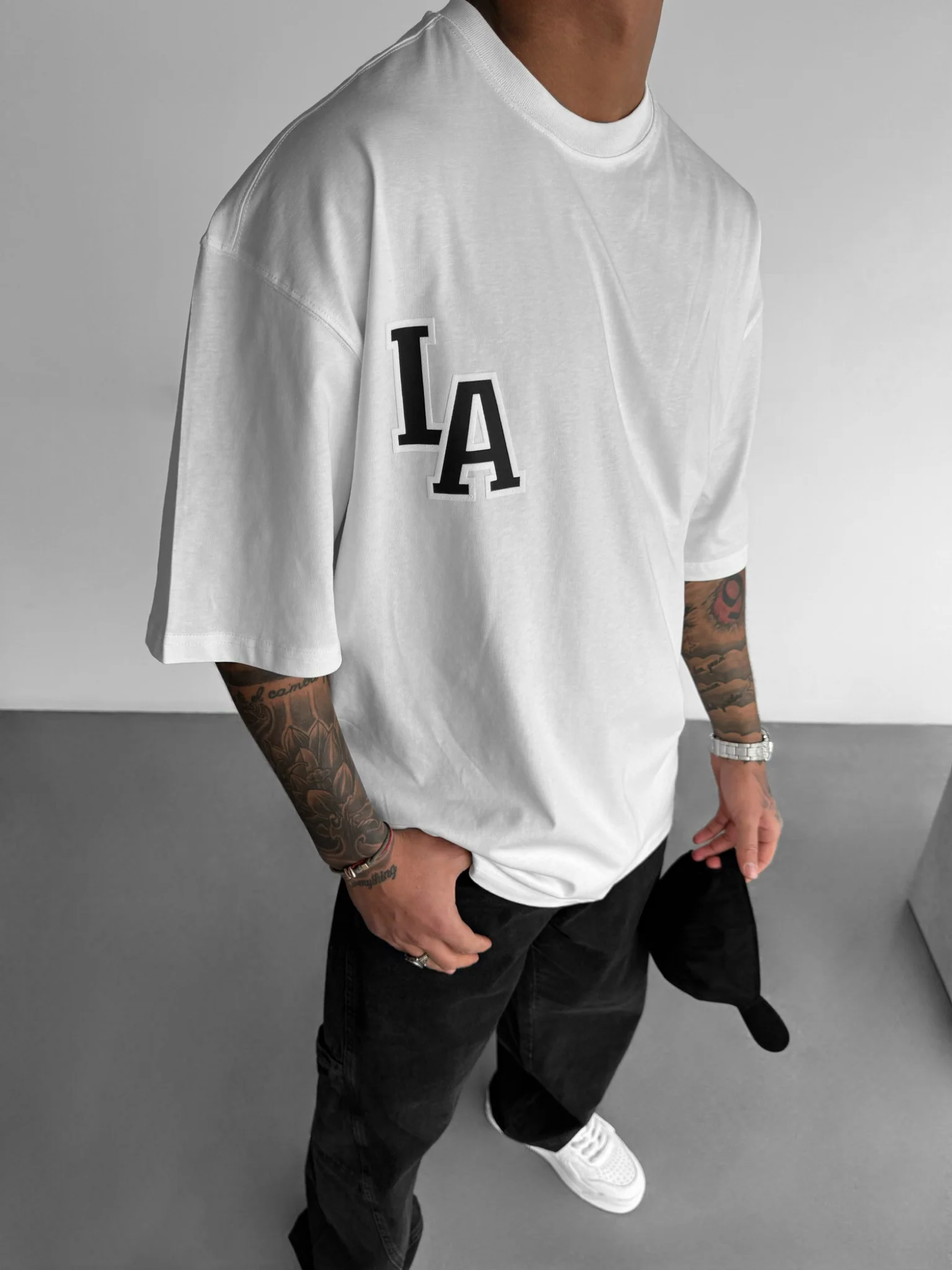 Oversize L.A T-shirt - Ecru - Image 2