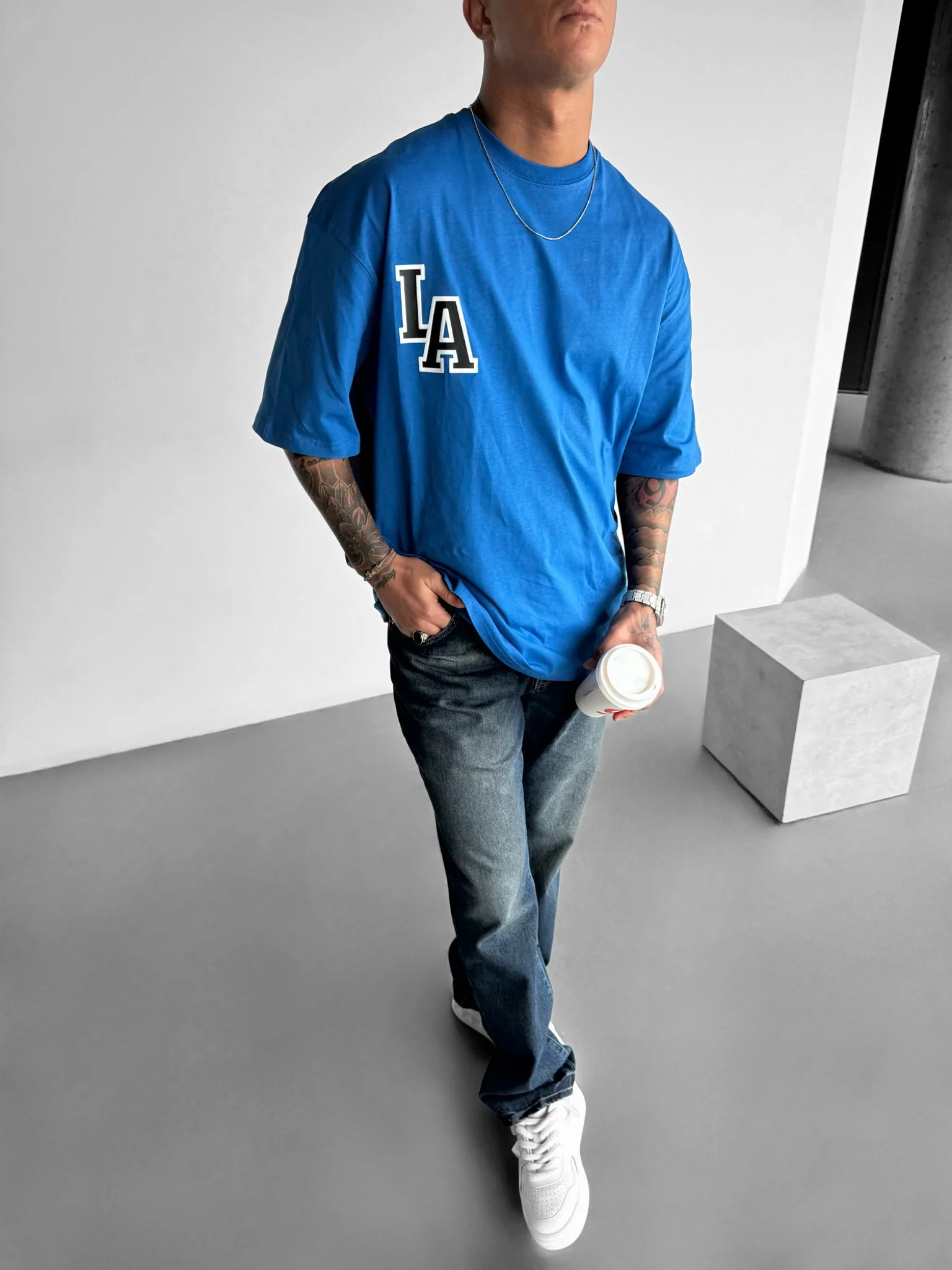 Oversize L.A T-shirt - Saks - Image 6