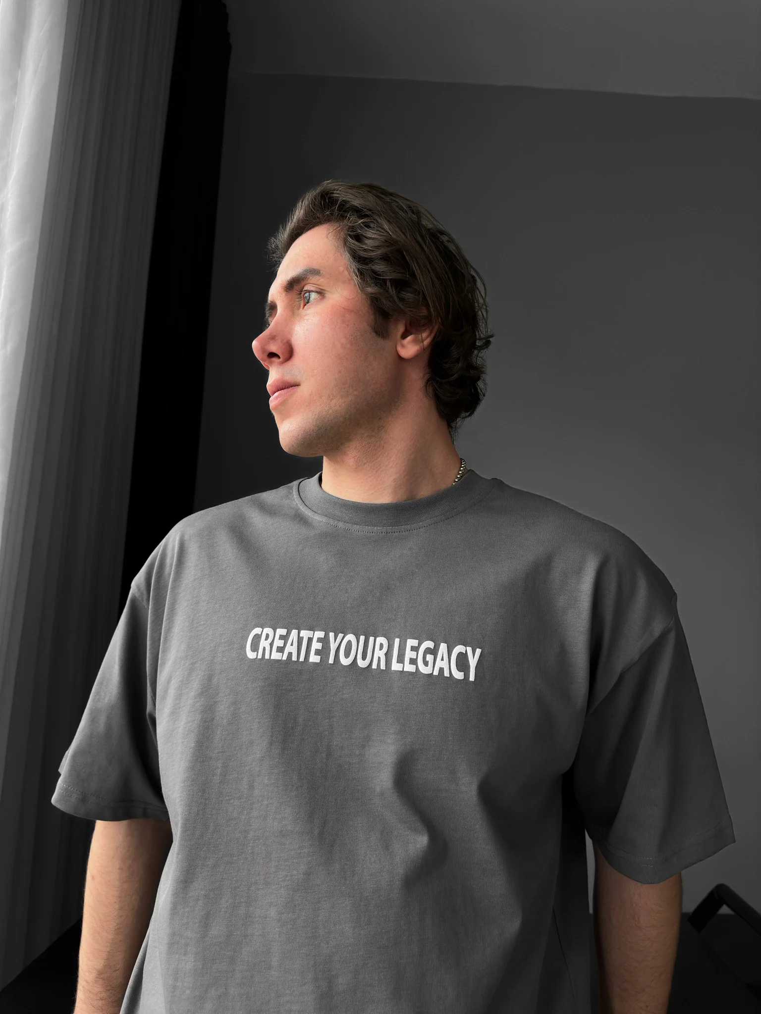 Oversize Legacy T-shirt - Anthracite - Image 2