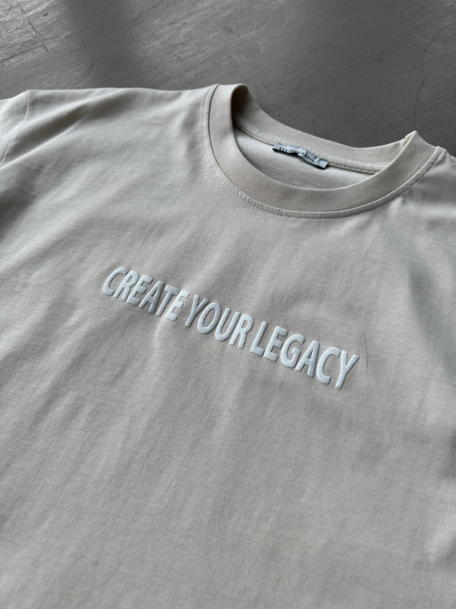 Oversize Legacy T-shirt - Beige - Image 2