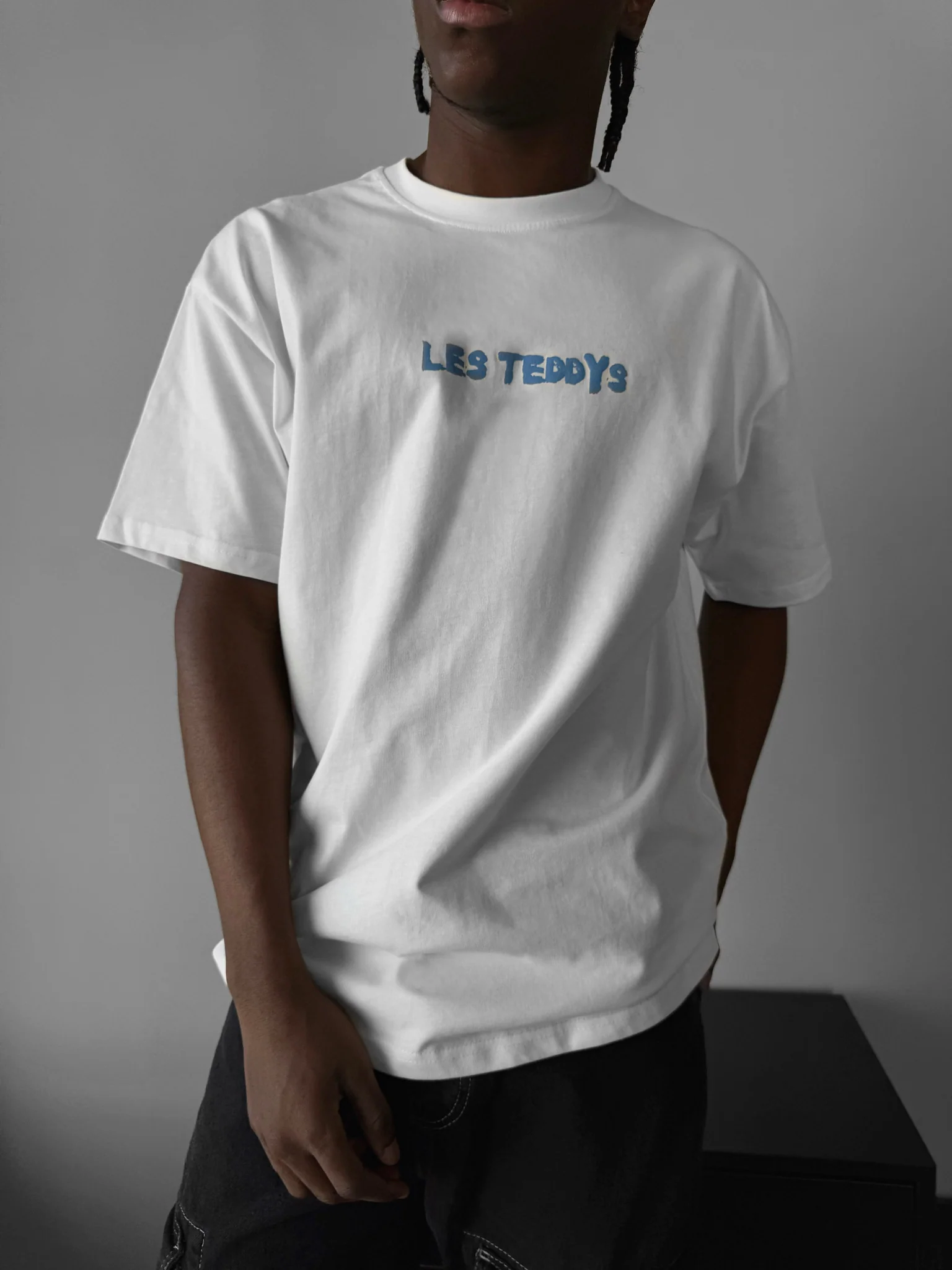 Oversize 'Les Teddys' T-Shirt - Ecru - Image 2
