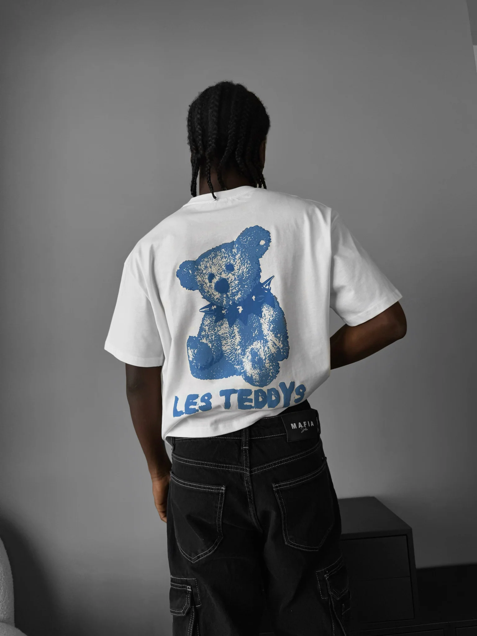 Oversize 'Les Teddys' T-Shirt - Ecru - Image 3