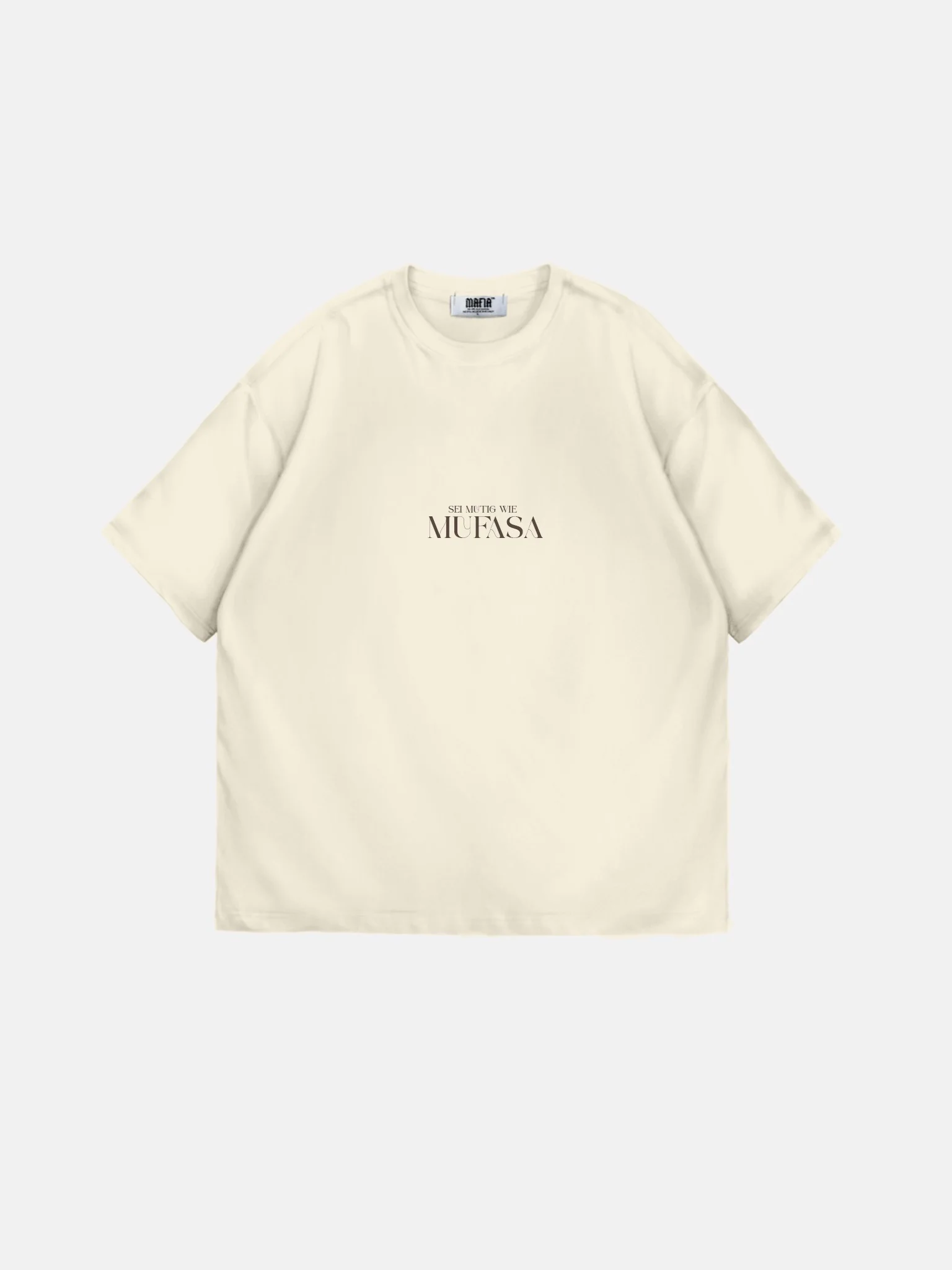 Oversize Lion T-Shirt - Antique White - Image 7