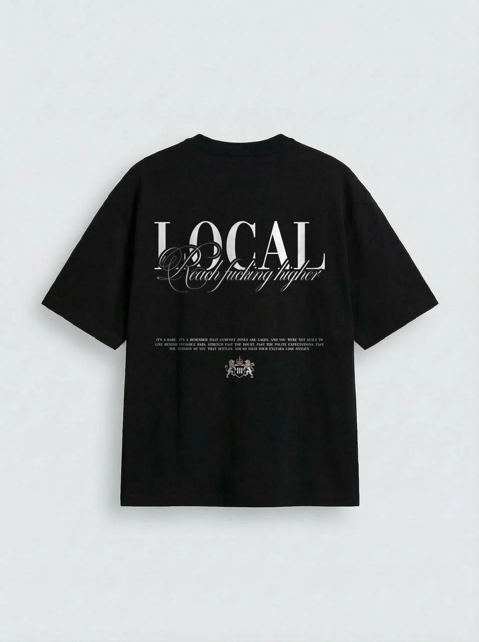 Oversize Local T-shirt - Black - Image 3