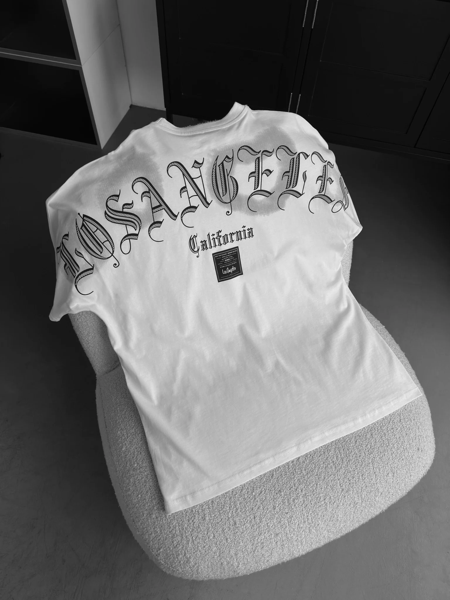 Oversize Los Angeles T-shirt - Ecru - Image 4