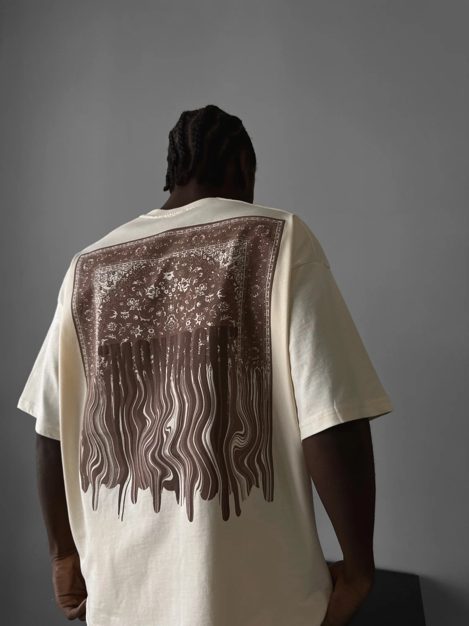 Oversize "Monarch" T-Shirt - Antique White - Image 3