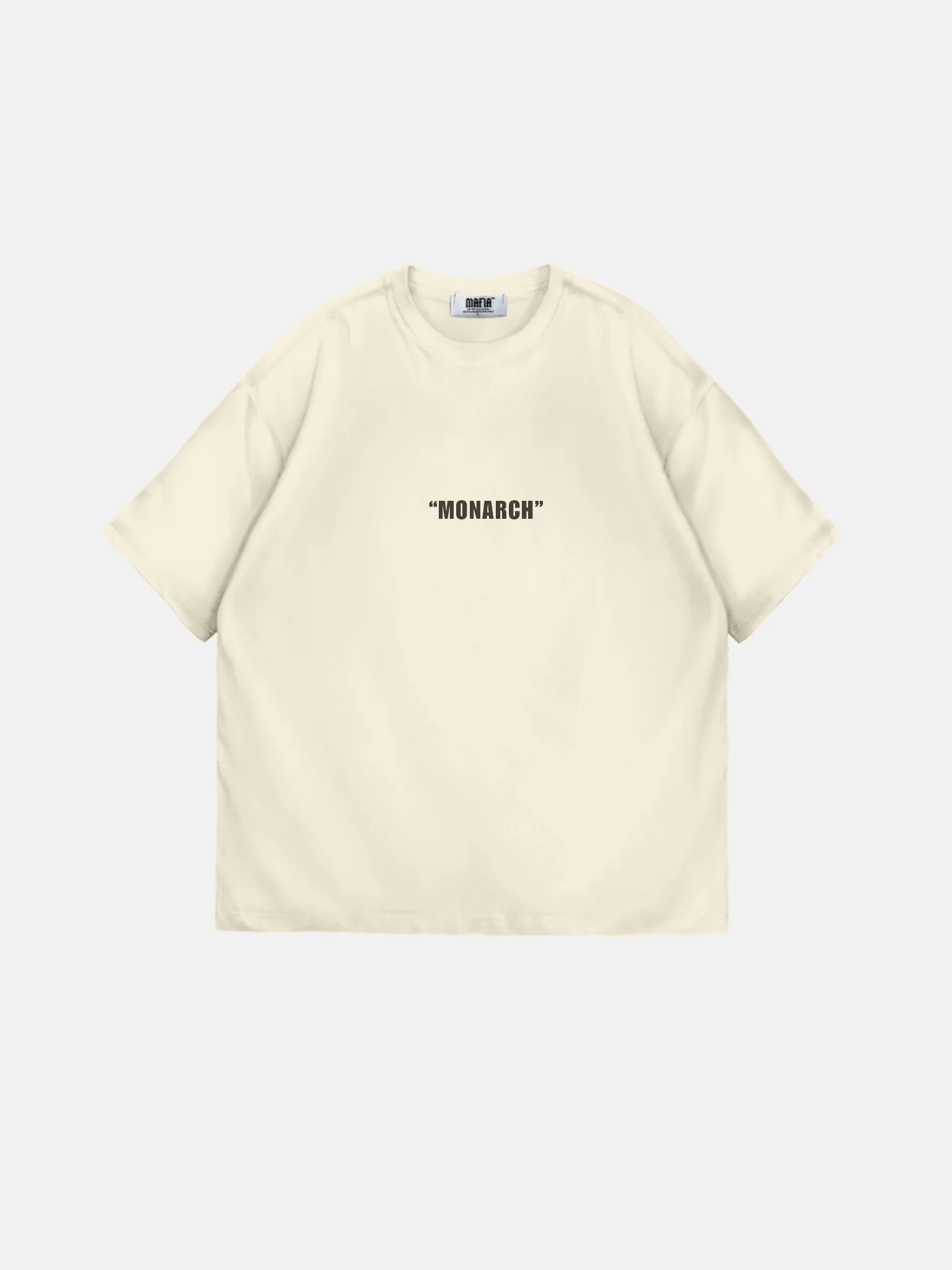 Oversize "Monarch" T-Shirt - Antique White - Image 6