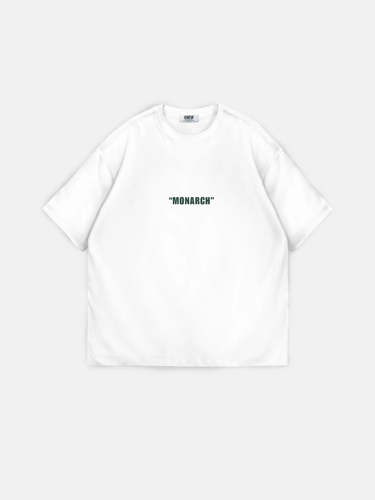Oversize "Monarch" T-Shirt - Ecru and Green - Image 6