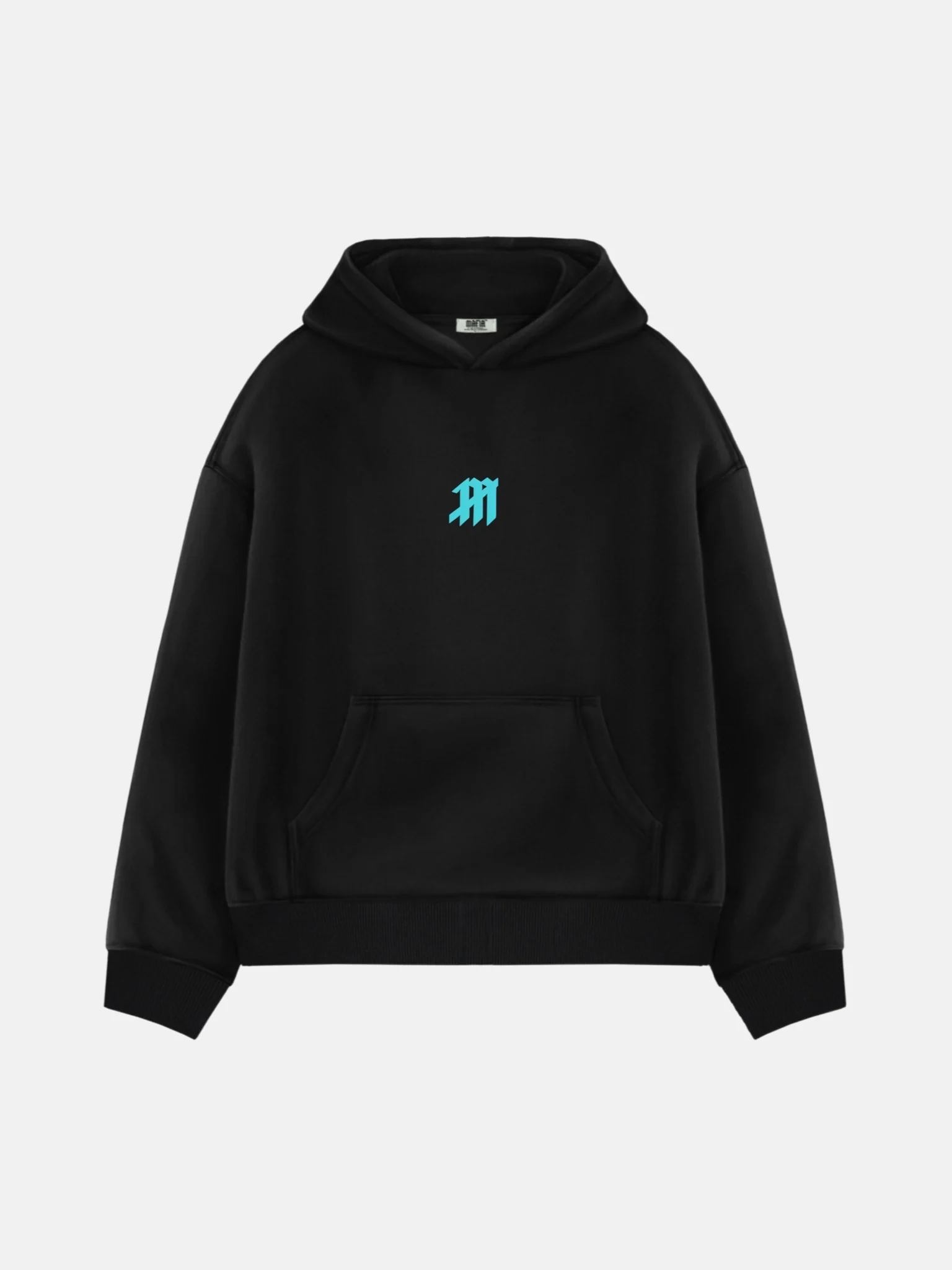 Oversize Mouse Hoodie - Black and Blue - Image 4