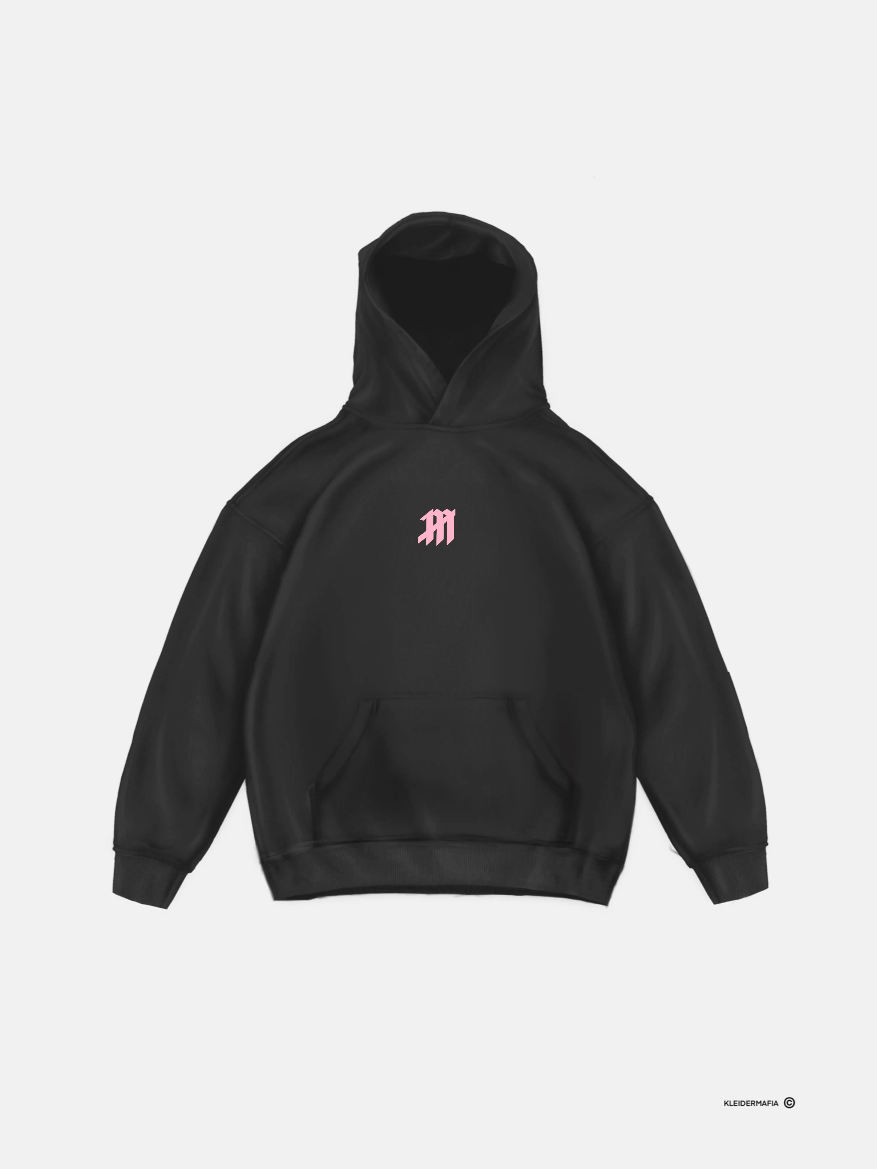 Oversize Mouse Hoodie - Black and Pink - Image 7