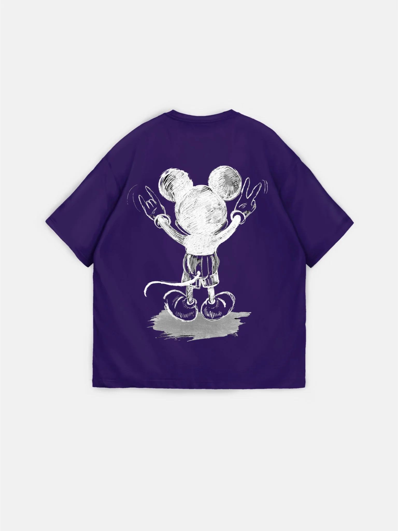Oversize Mouse T-shirt - Acai - Image 6