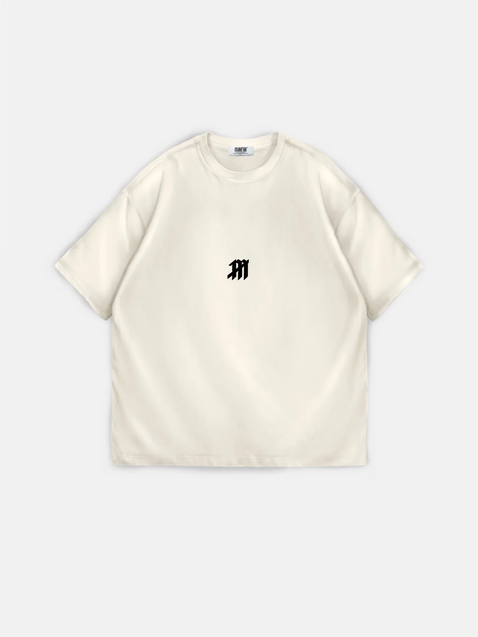 Oversize Mouse T-shirt - Beige - Image 3