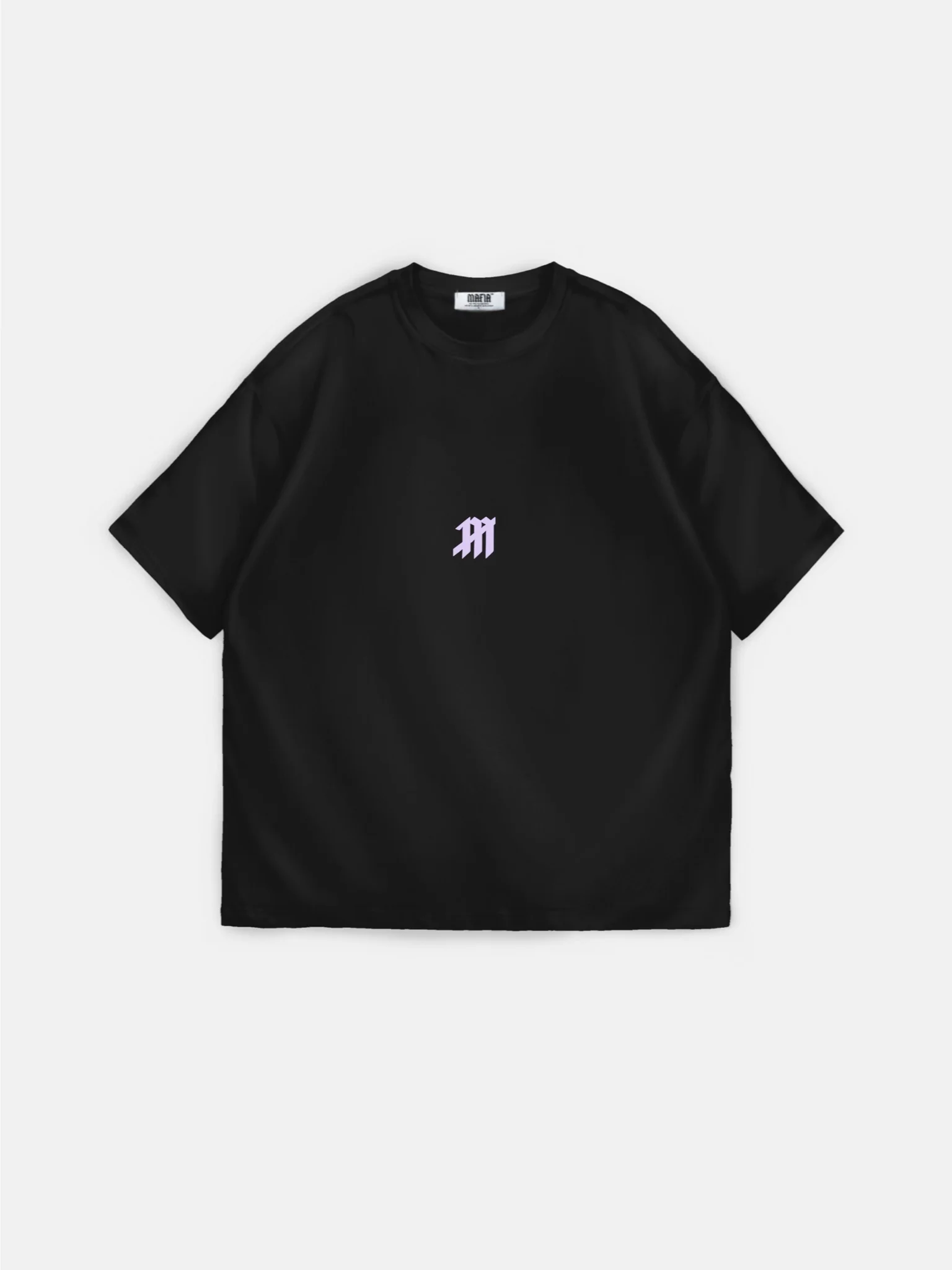 Oversize Mouse T-shirt - Black and Lila - Image 5