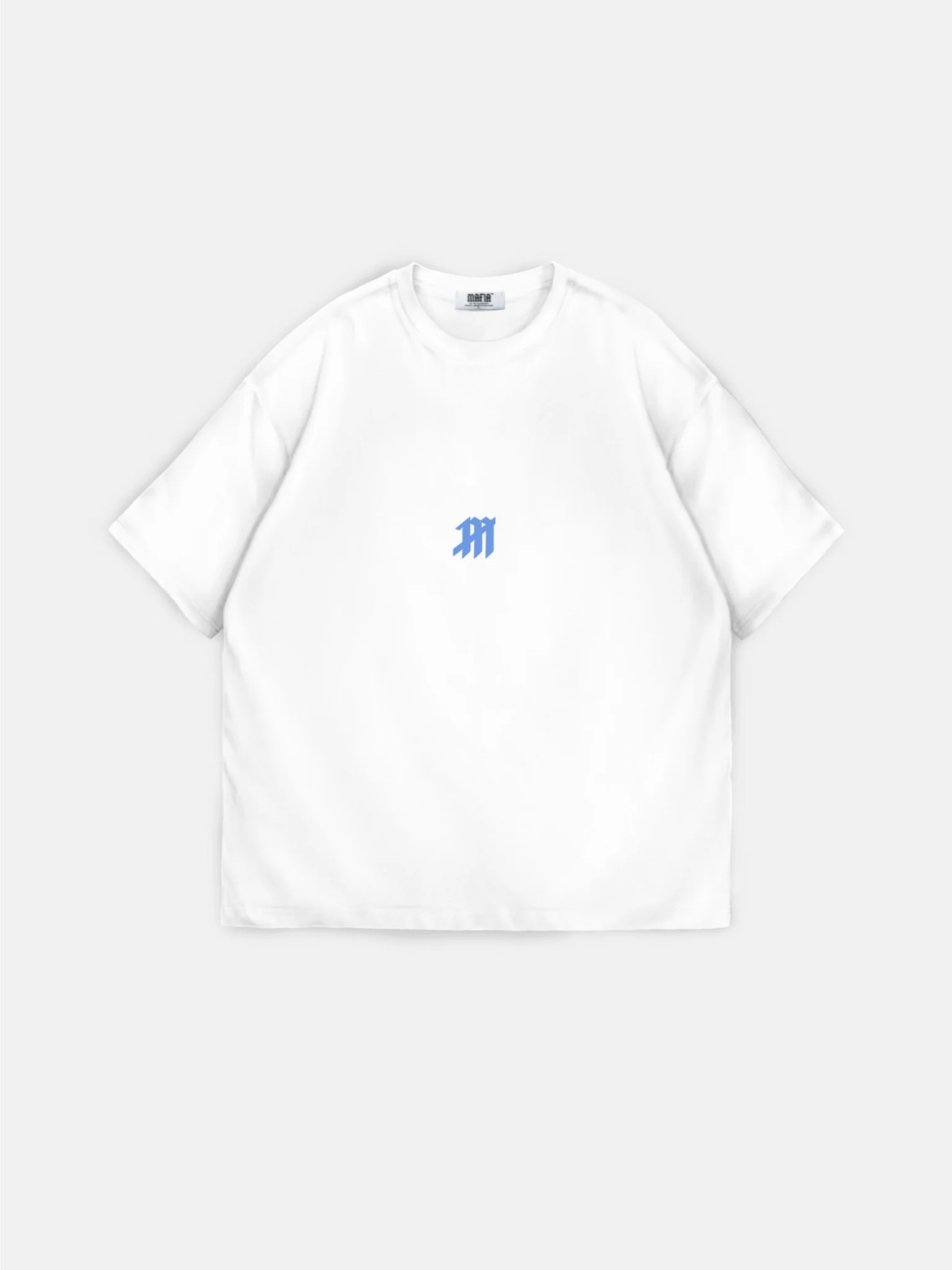 Oversize Mouse T-shirt - White and Blue - Image 5