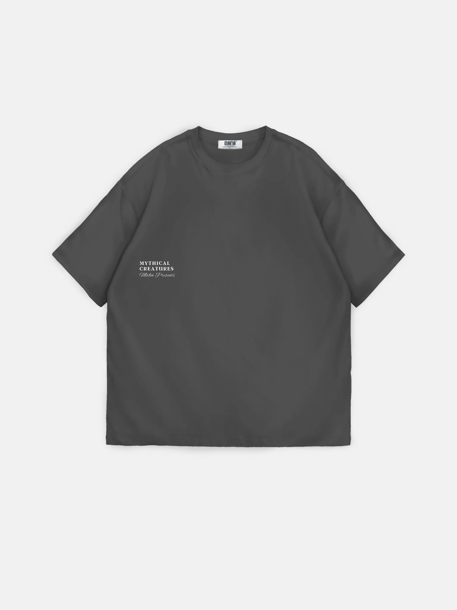 Oversize Mythical Creatures T-shirt - Anthracite - Image 3