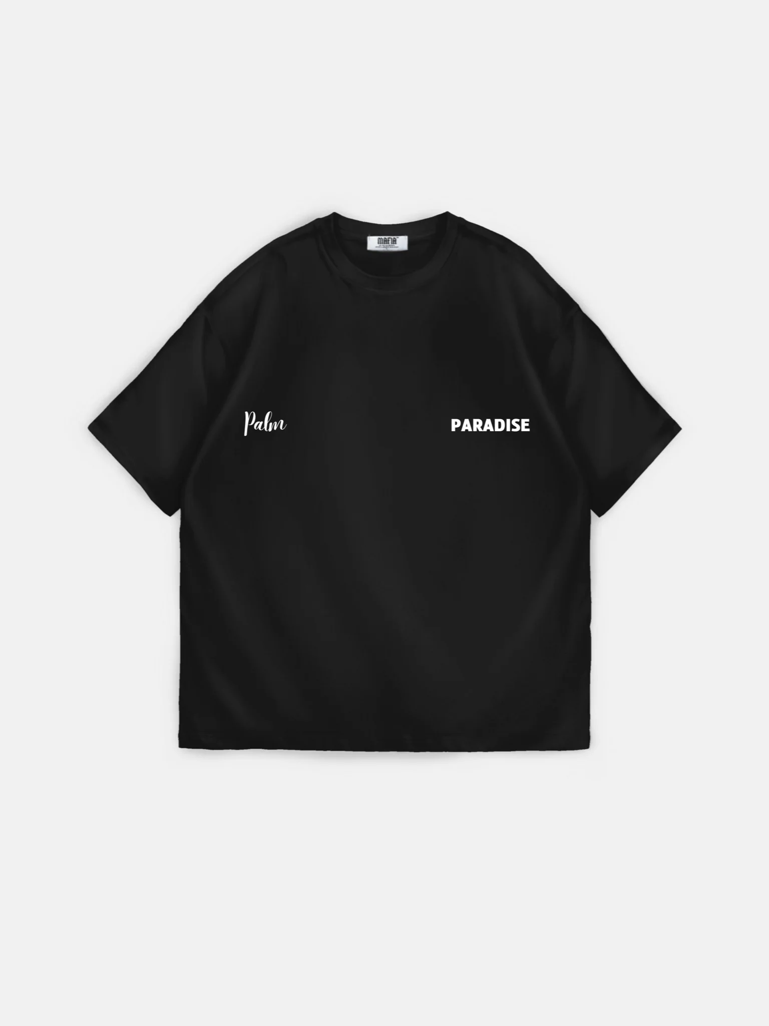 Oversize Palm Paradise T-shirt - Black - Image 2