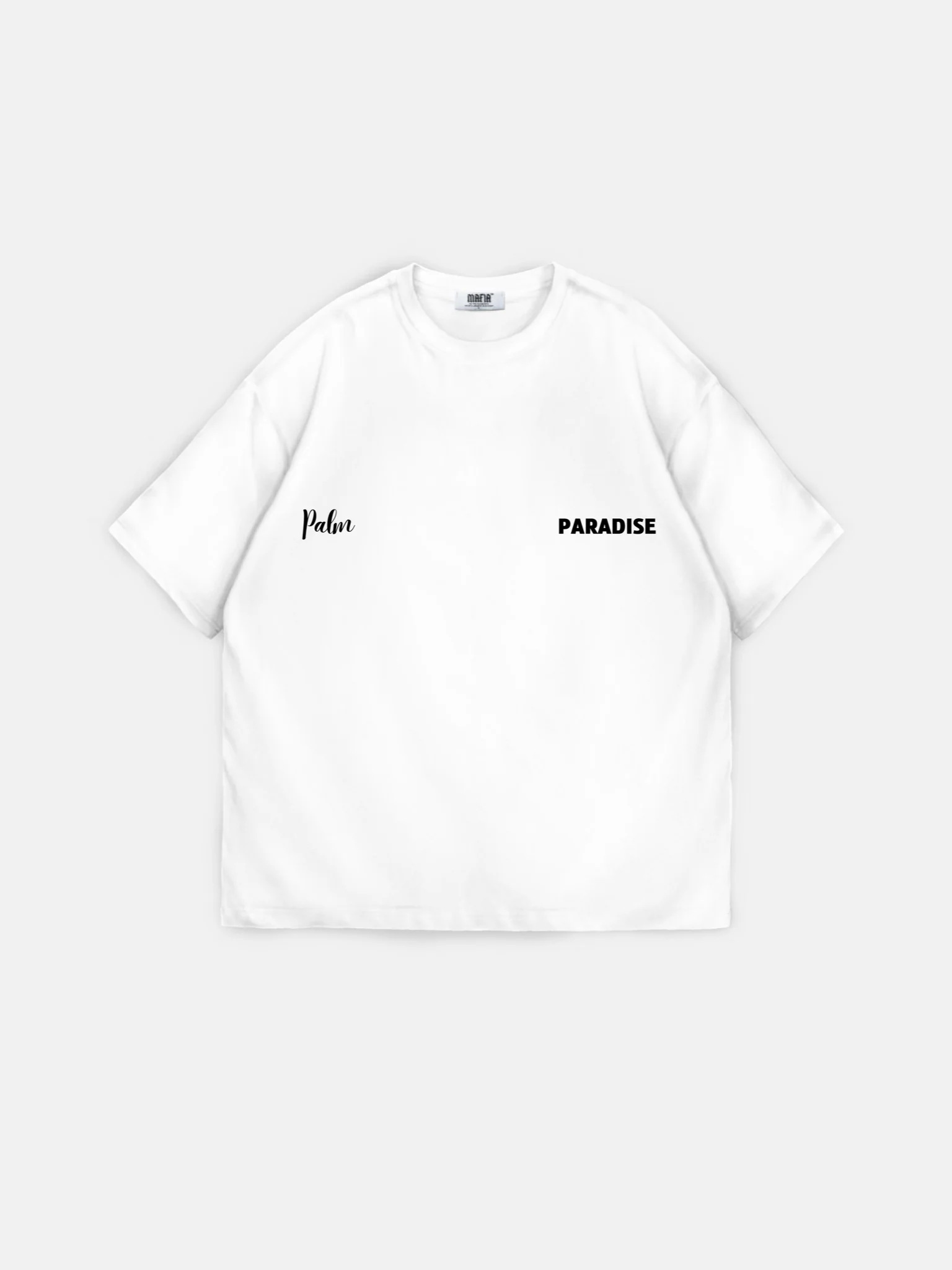 Oversize Palm Paradise T-shirt - Ecru - Image 4