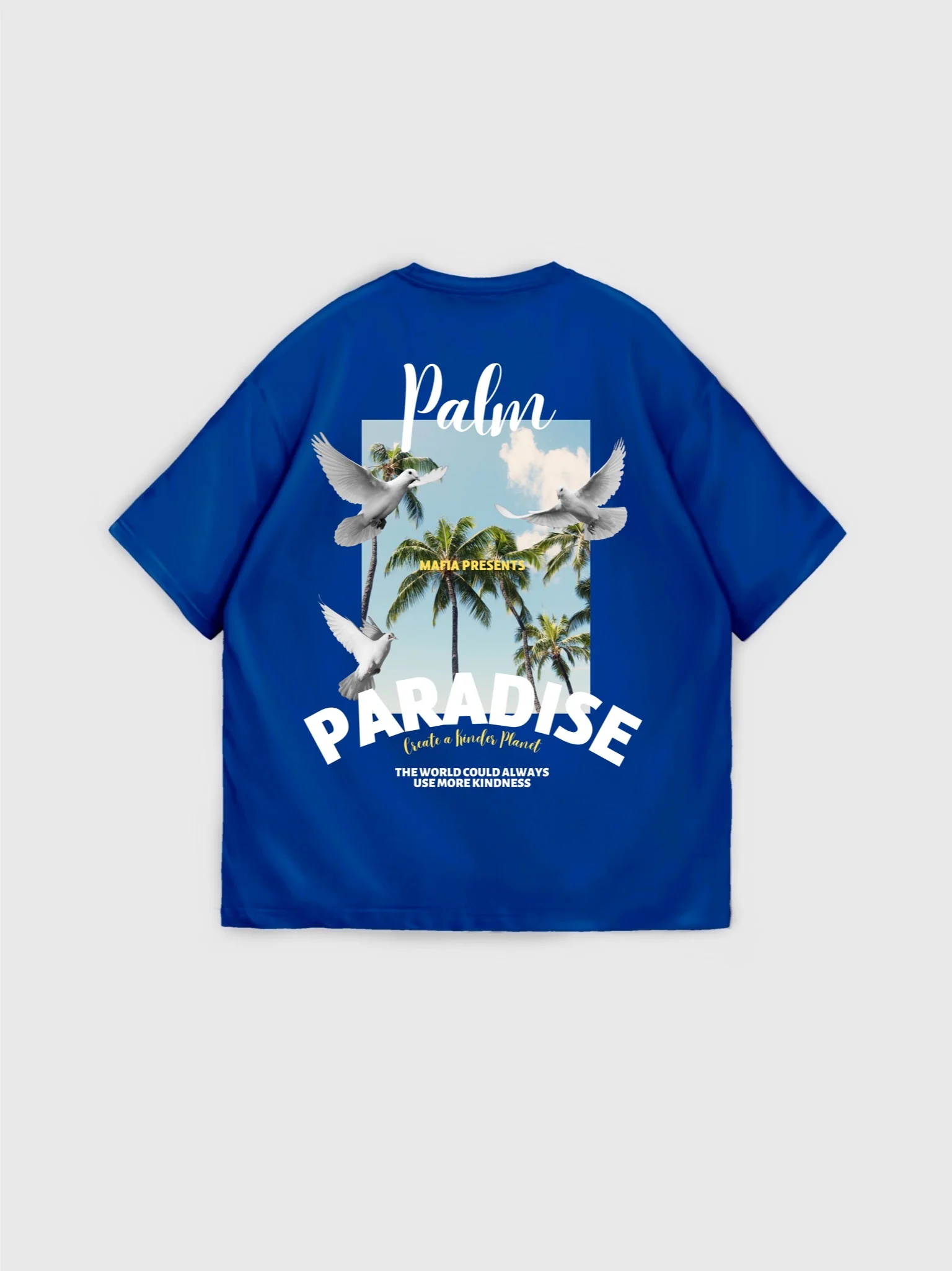 Oversize Palm Paradise T-shirt - Saks - Image 7