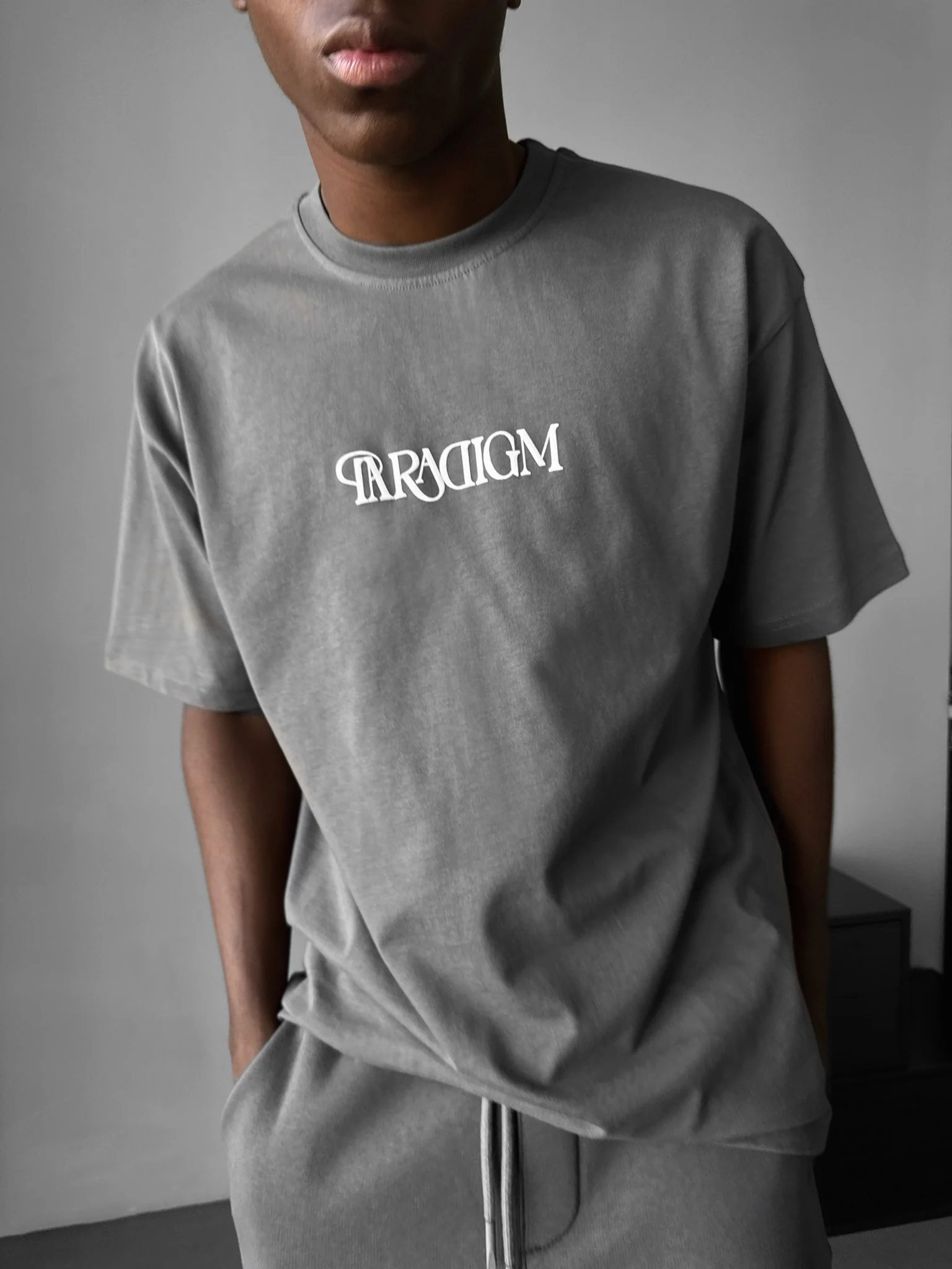 Oversize Paradigm T-Shirt - Anthracite - Image 4