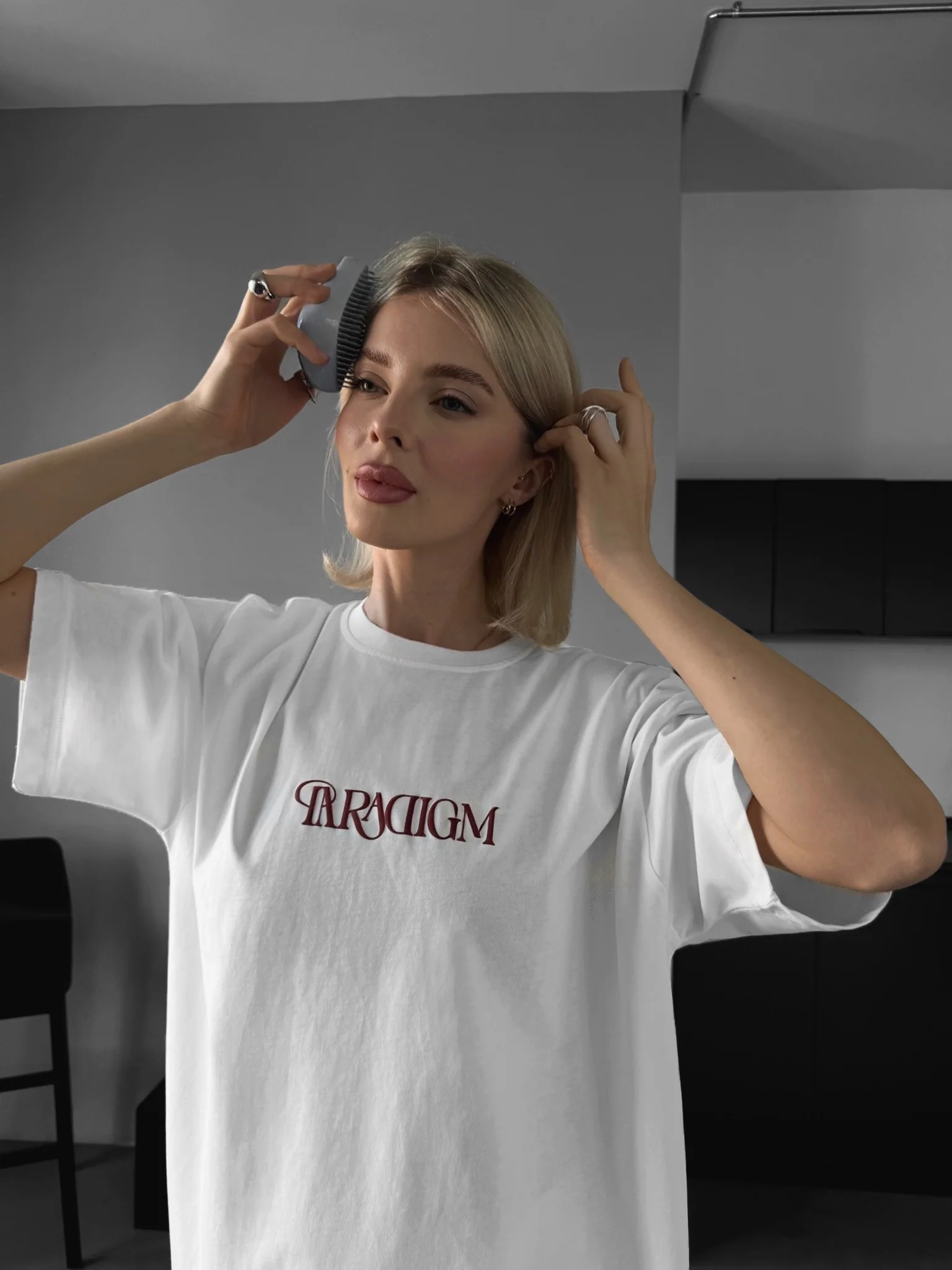 Oversize Paradigm T-Shirt - Ecru - Image 3