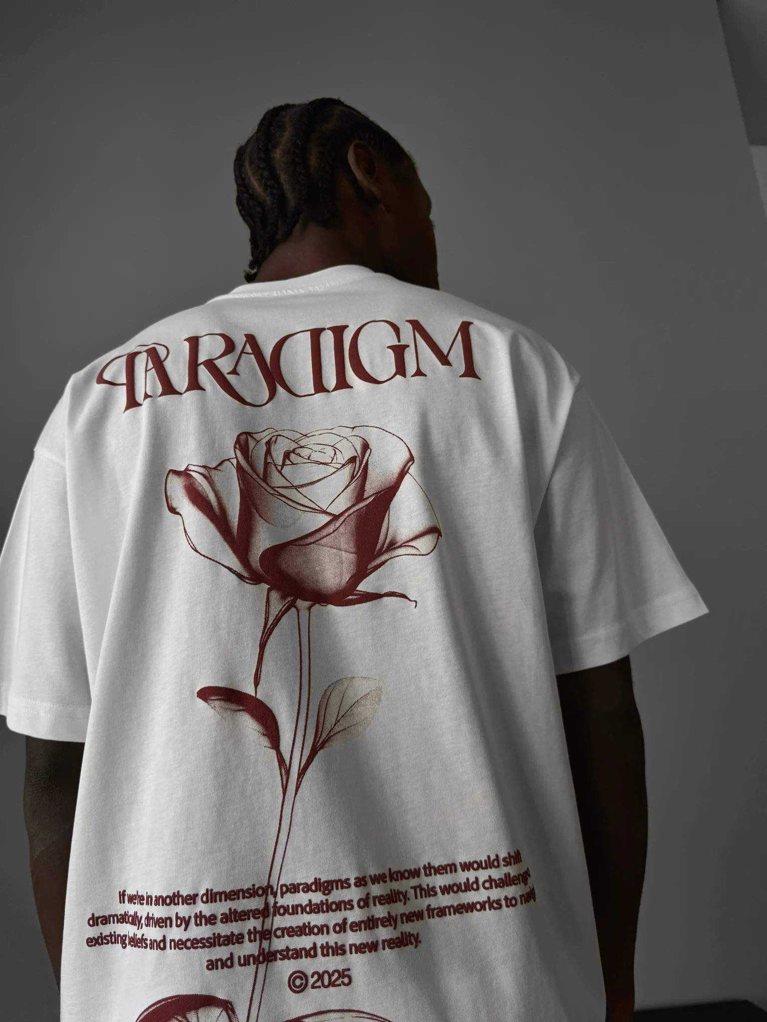Oversize Paradigm T-Shirt - Ecru - Image 4