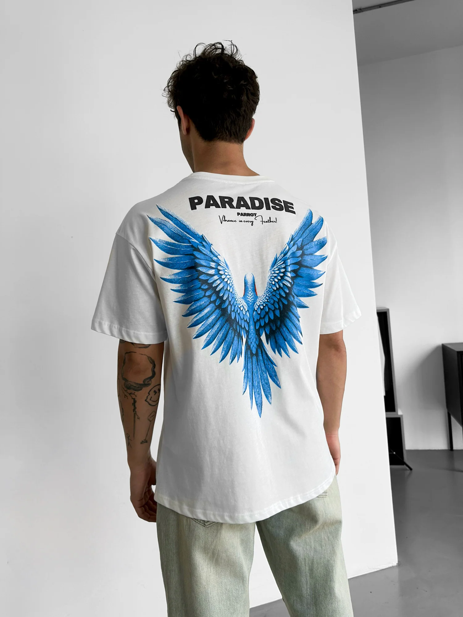 Oversize Paradise T-Shirt - Ecru - Image 2