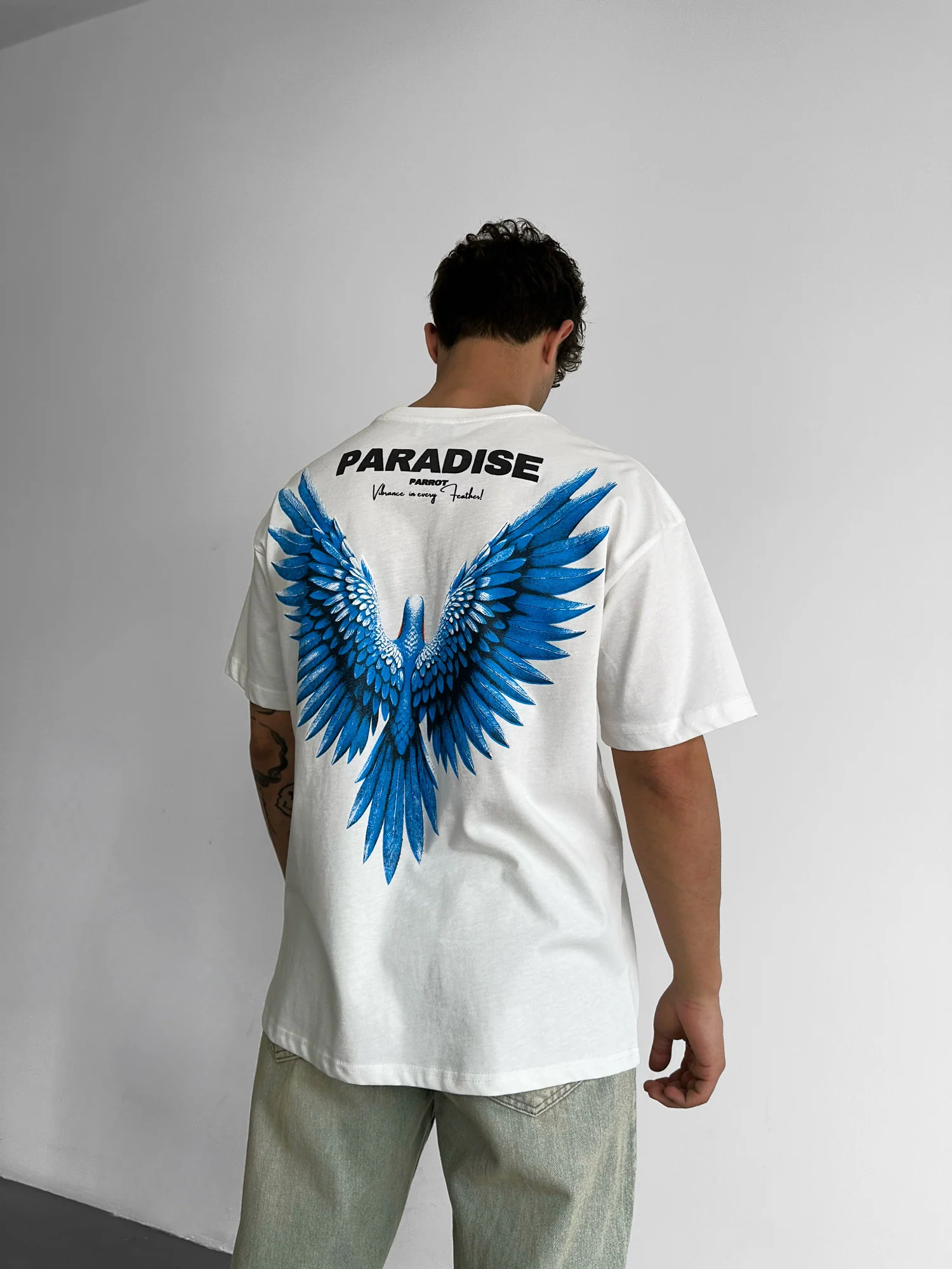 Oversize Paradise T-Shirt - Ecru - Image 3