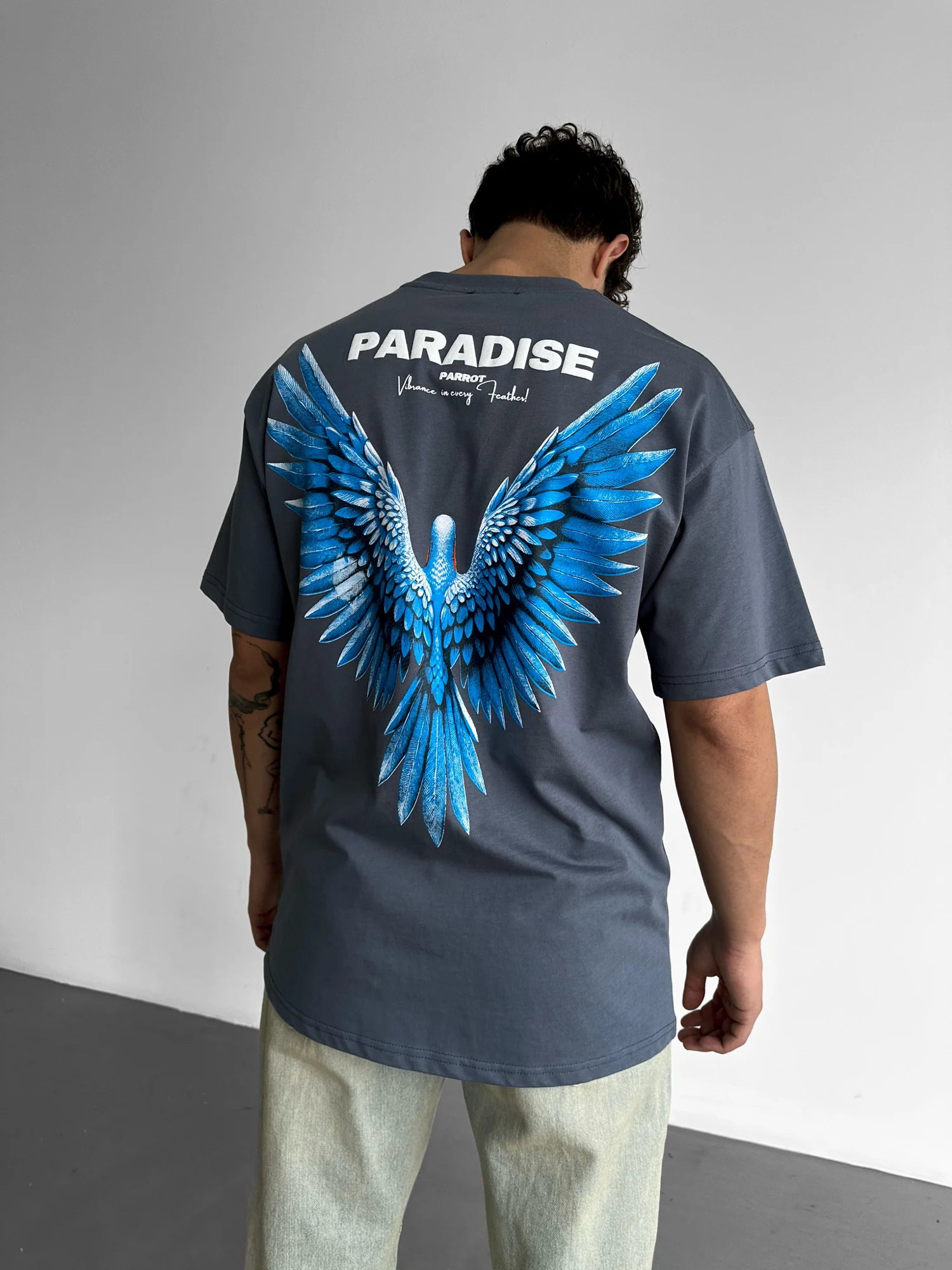 Oversize Paradise T-Shirt - Stormy Weather - Image 2