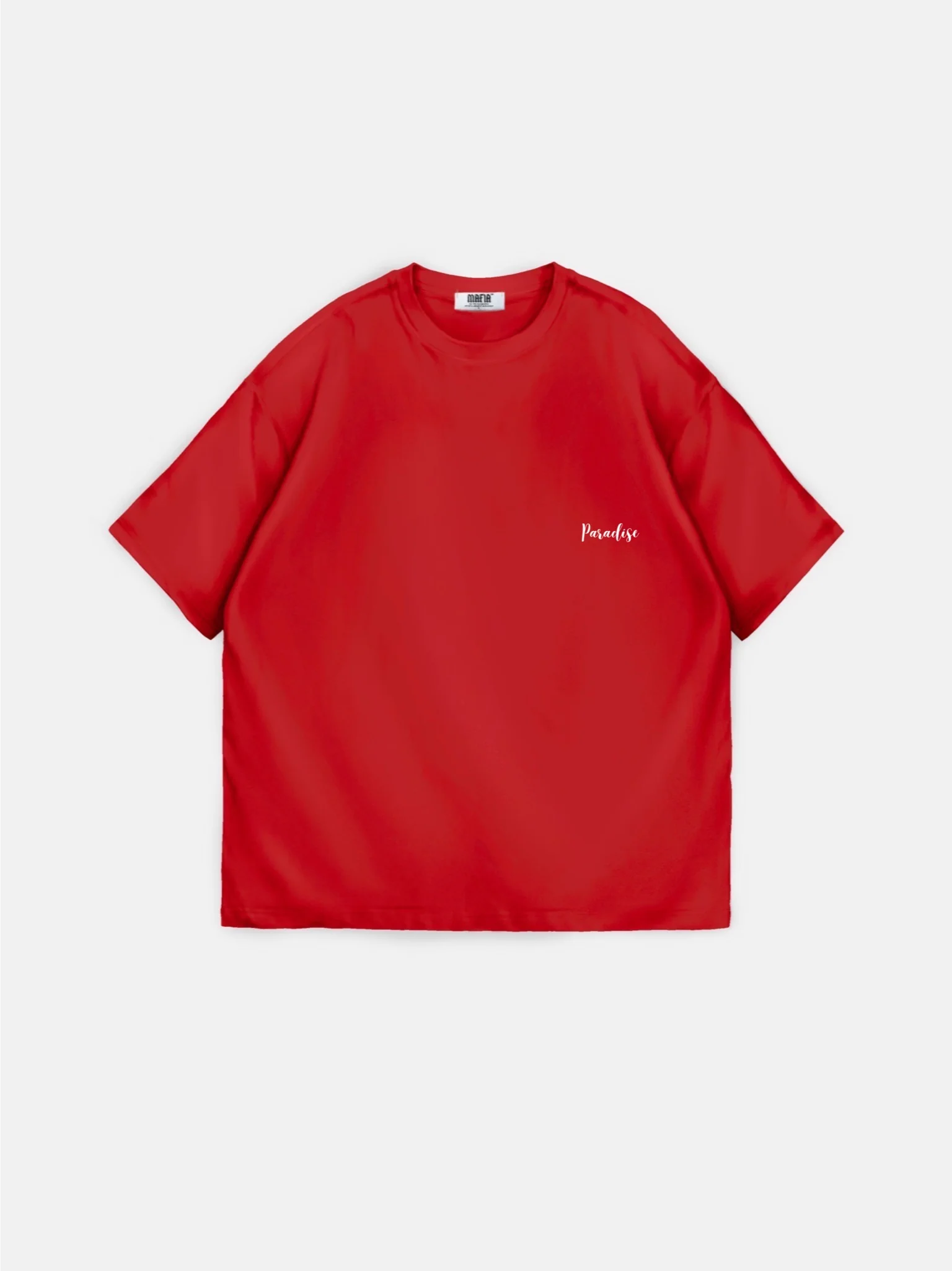 Oversize Parrot Paradise T-shirt - Red - Image 7