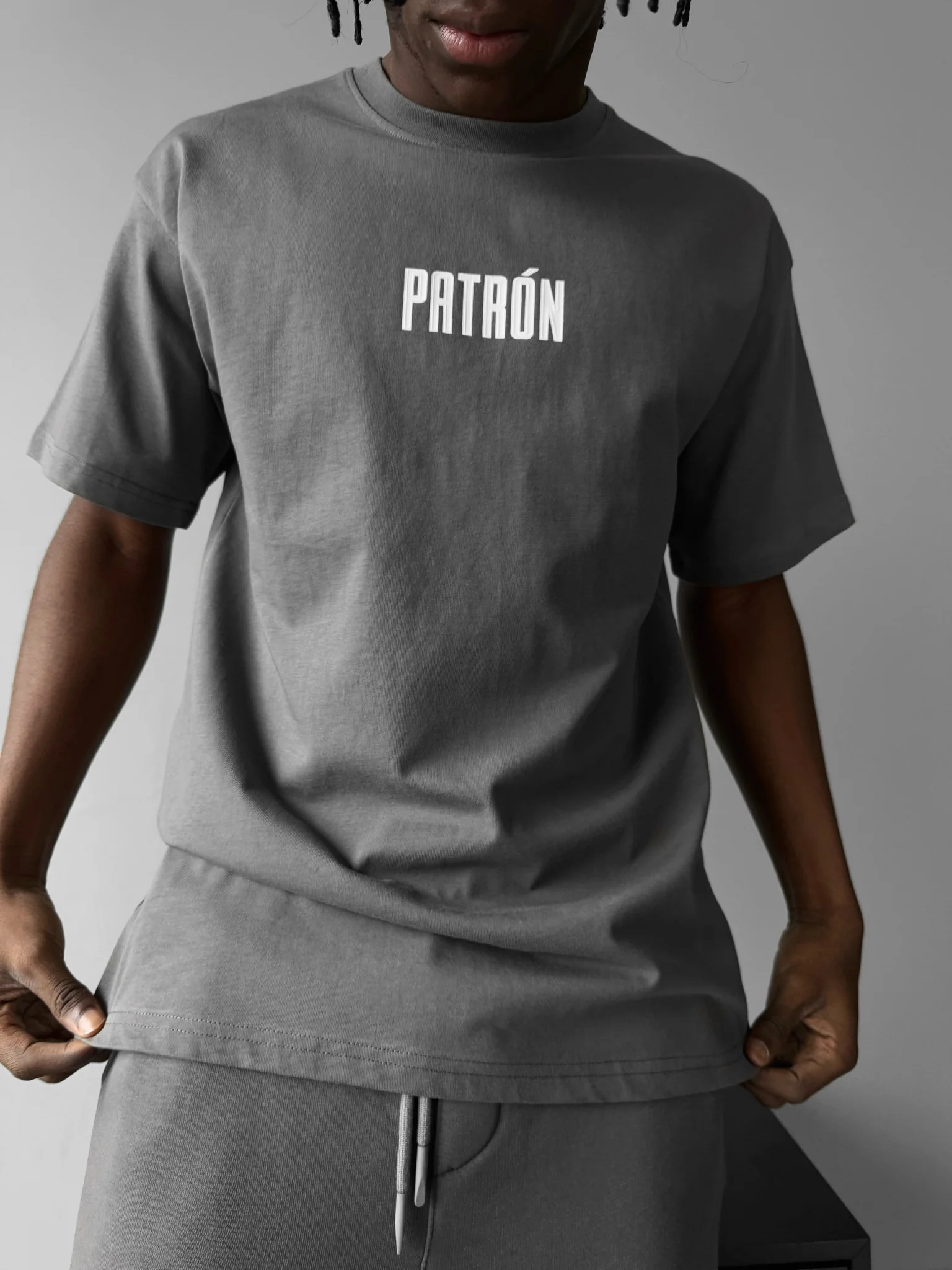 Oversize Patron T-Shirt - Anthracite - Image 4