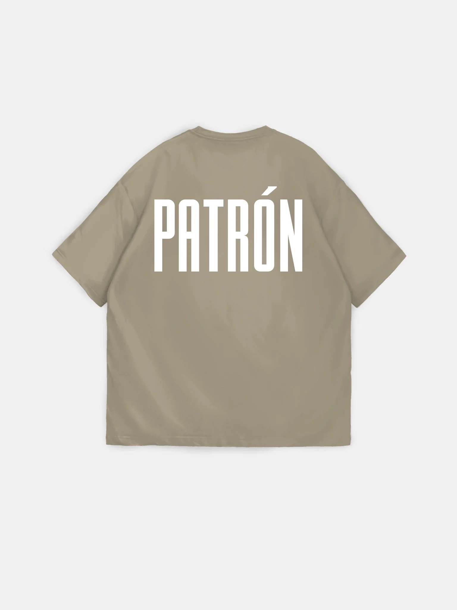 Oversize Patron T-Shirt - Beige