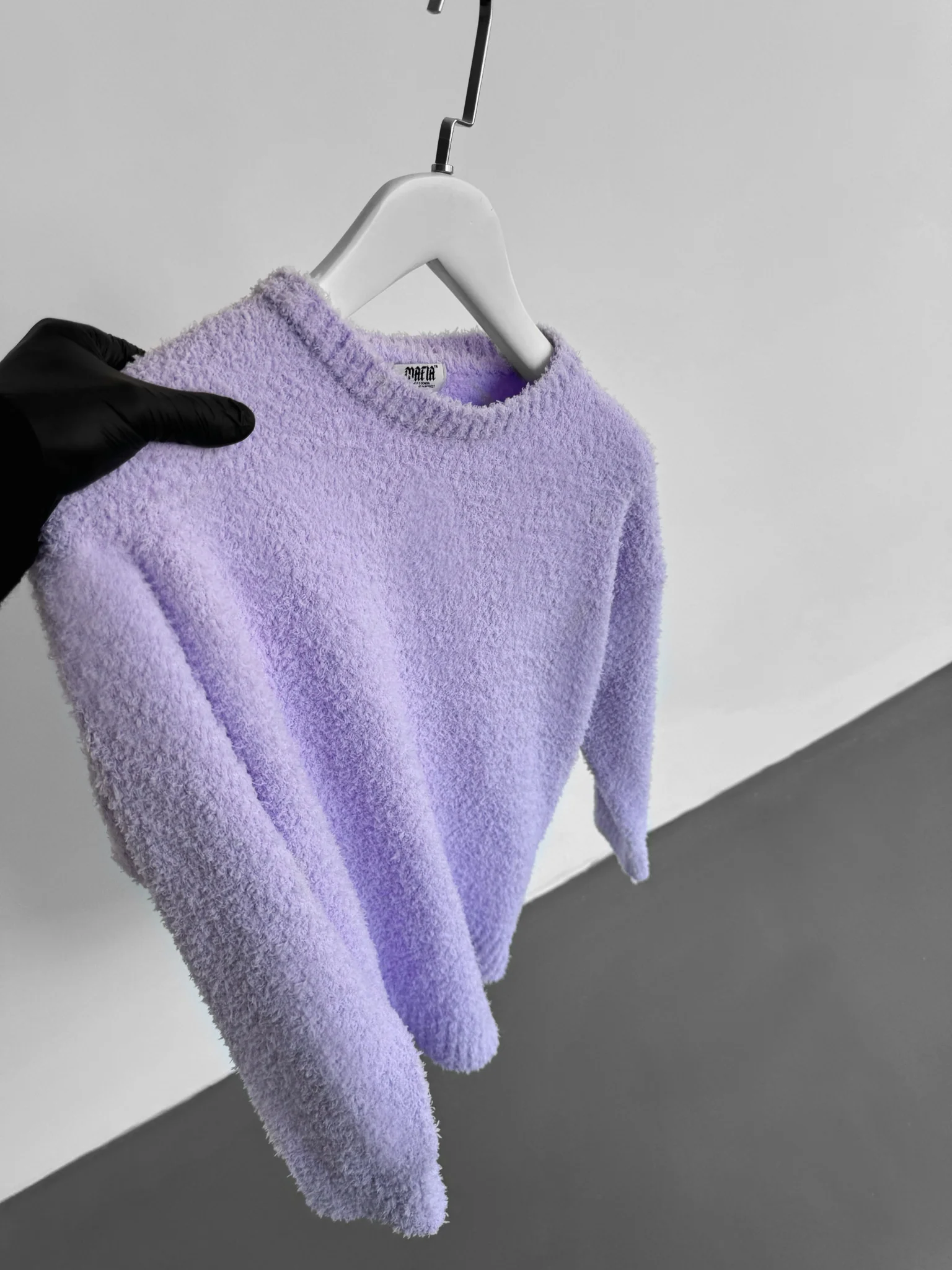 Oversize Plush Pullover - Lilac Whisper - Image 3