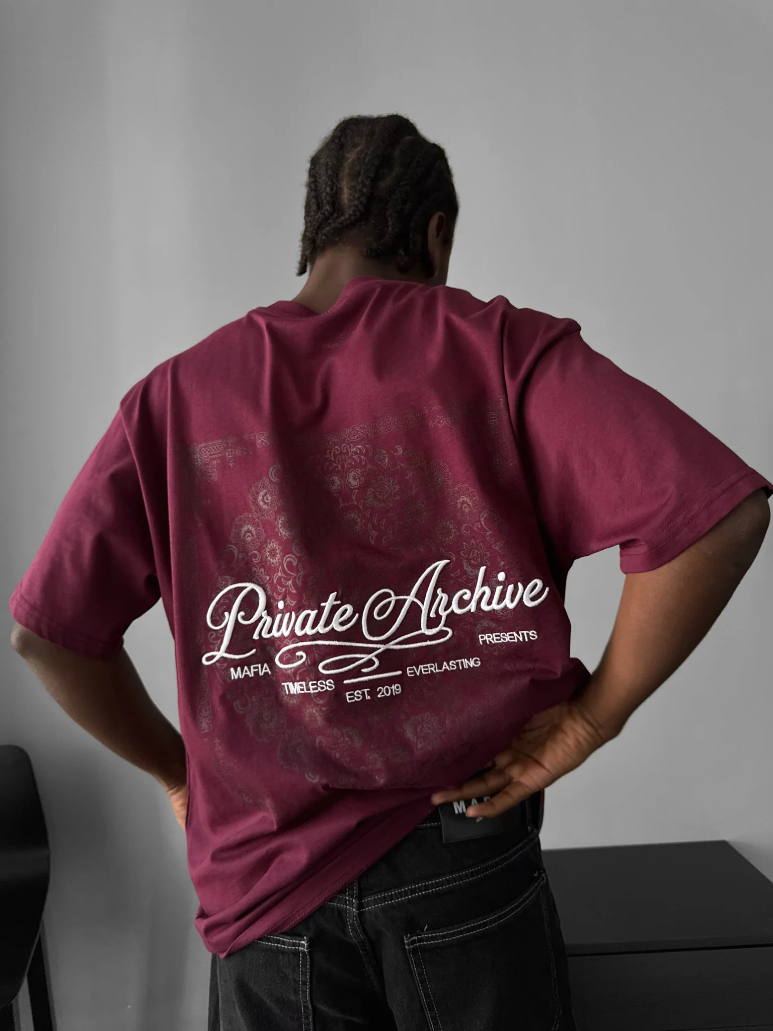 Oversize Private Archive T-Shirt - Port Royale - Image 2