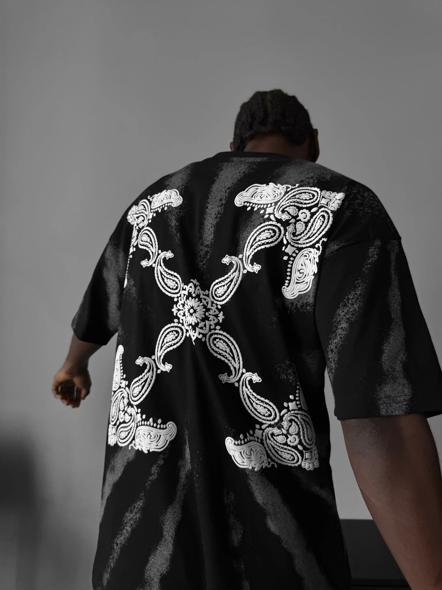 Oversize 'Sacred' T-Shirt - Black - Image 2