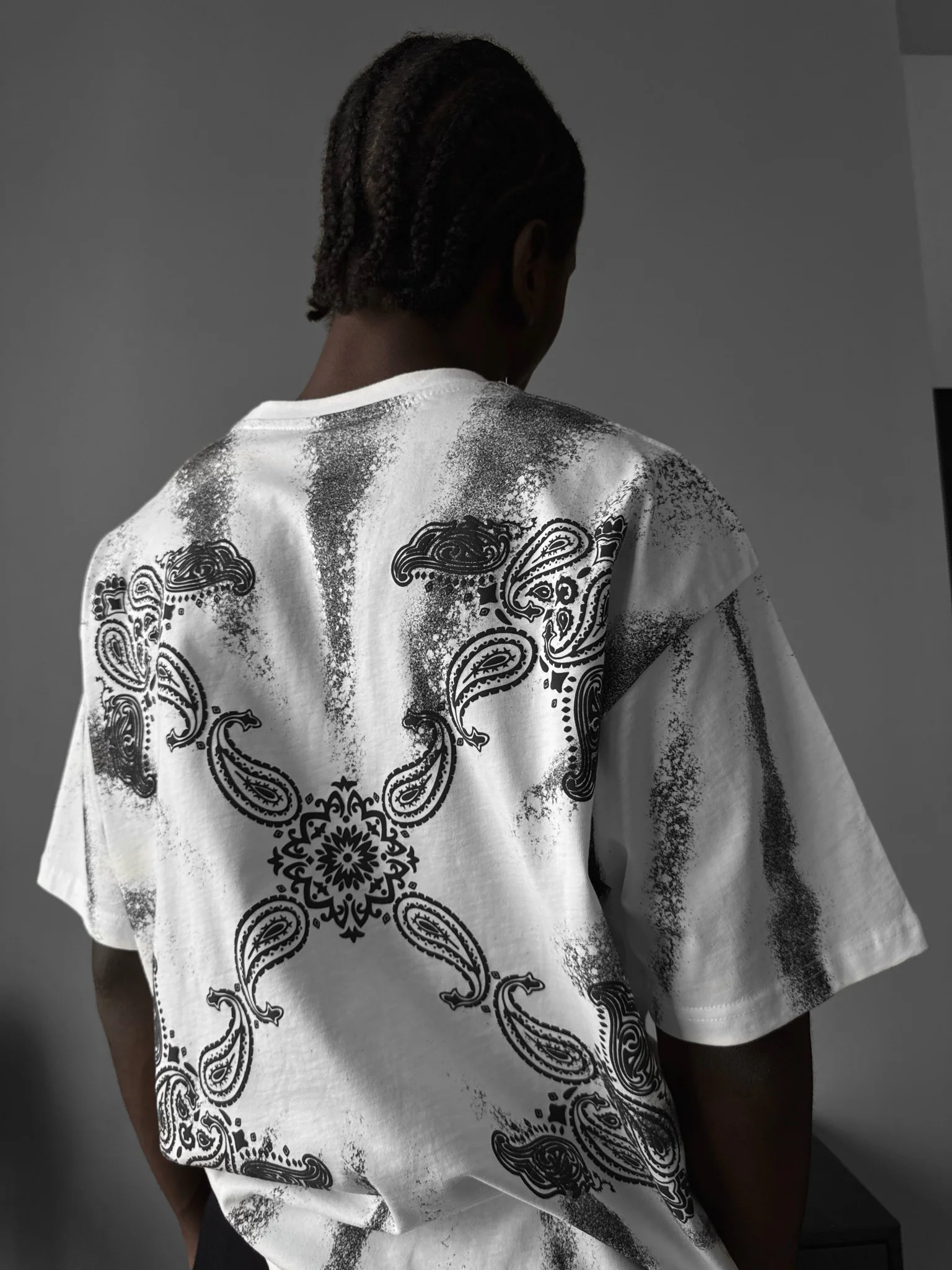 Oversize 'Sacred' T-Shirt - Ecru - Image 2
