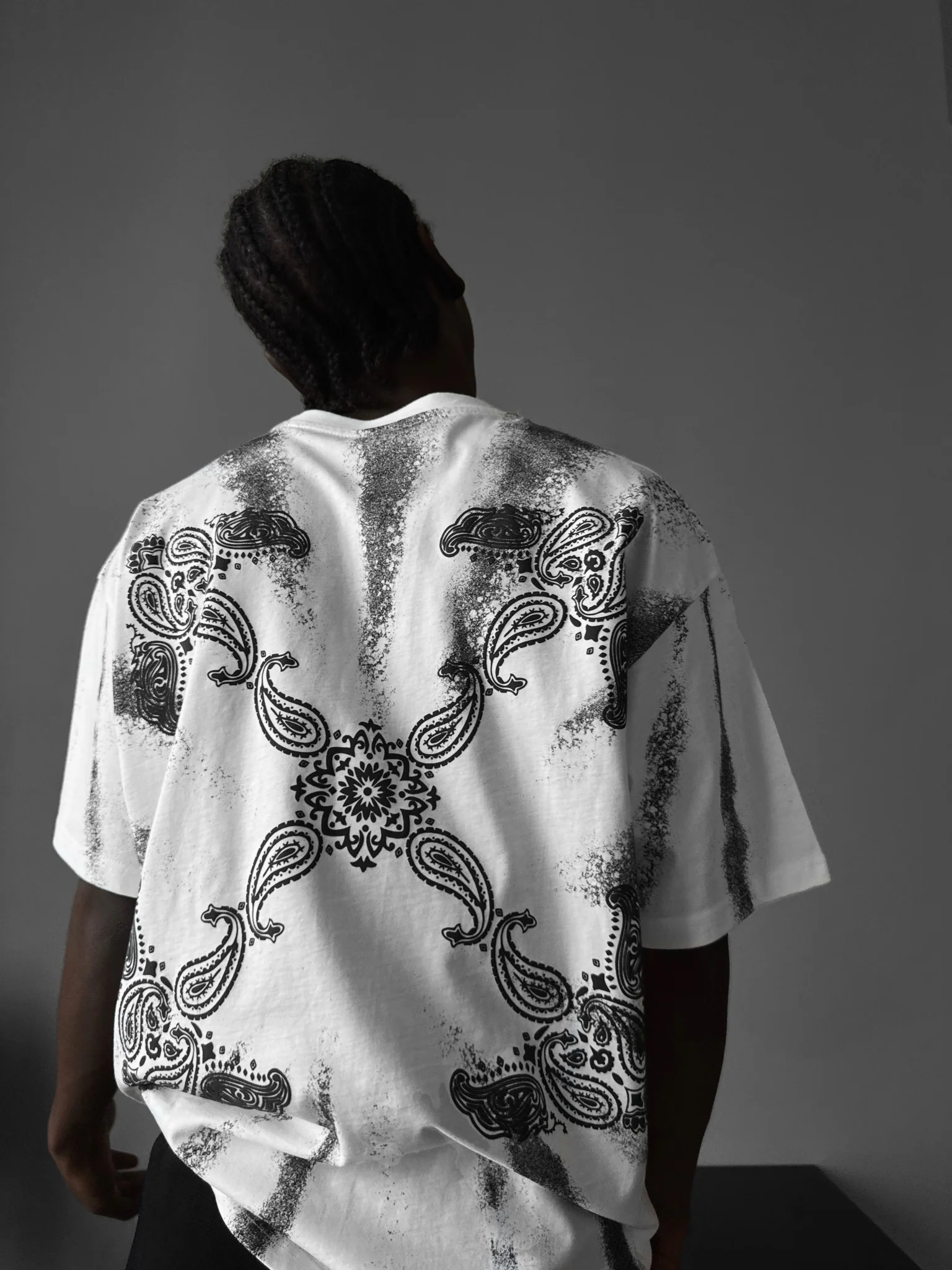 Oversize 'Sacred' T-Shirt - Ecru - Image 3