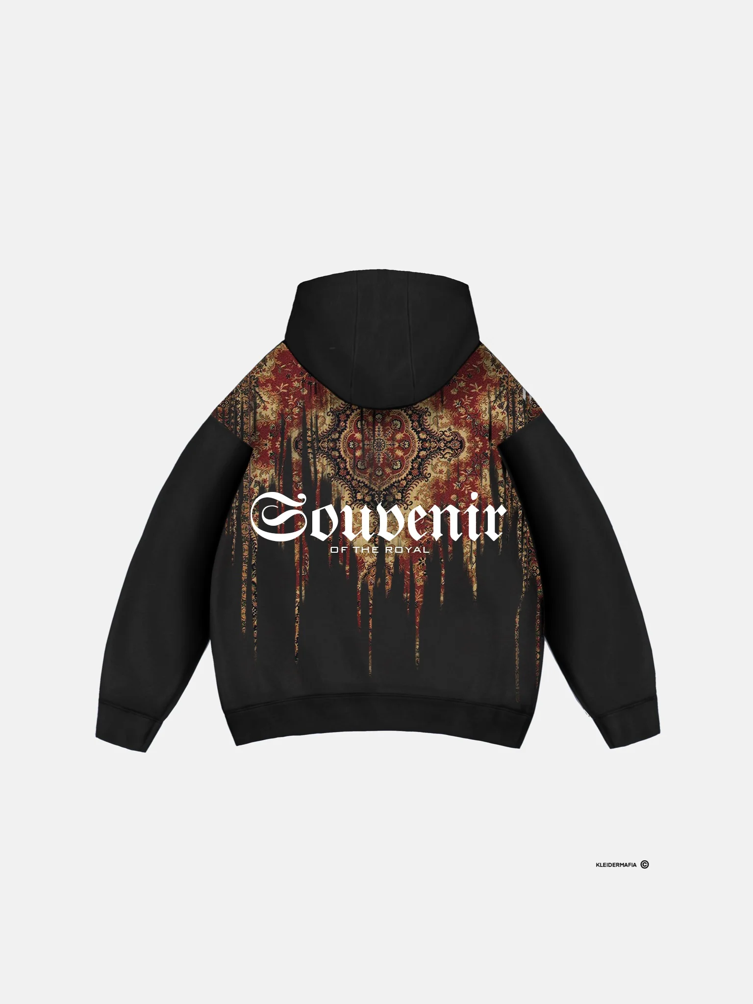 Oversize Souvenir Hoodie - Black - Image 4