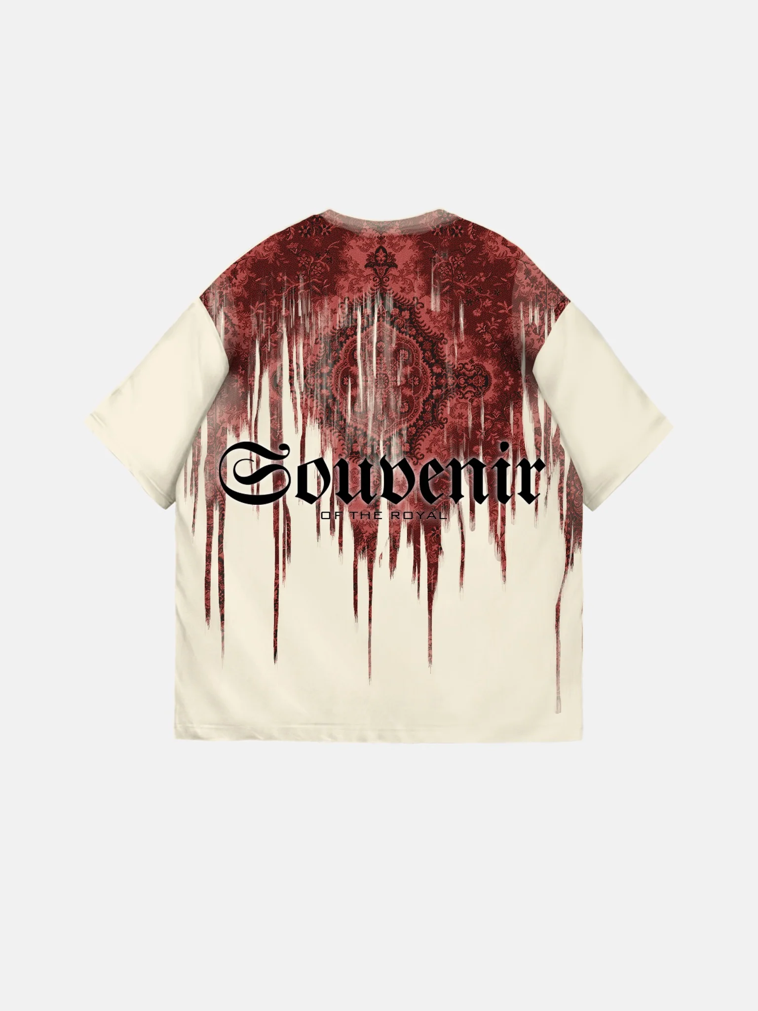 Oversize Souvenir T-Shirt - Antique White - Image 7