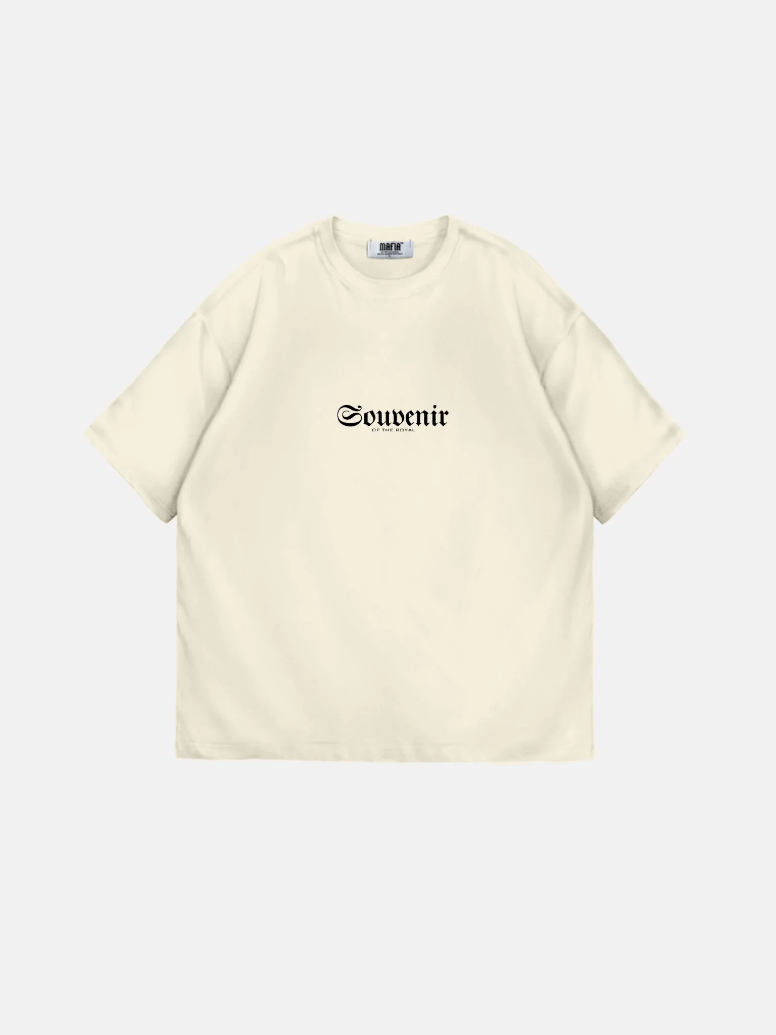 Oversize Souvenir T-Shirt - Antique White - Image 8