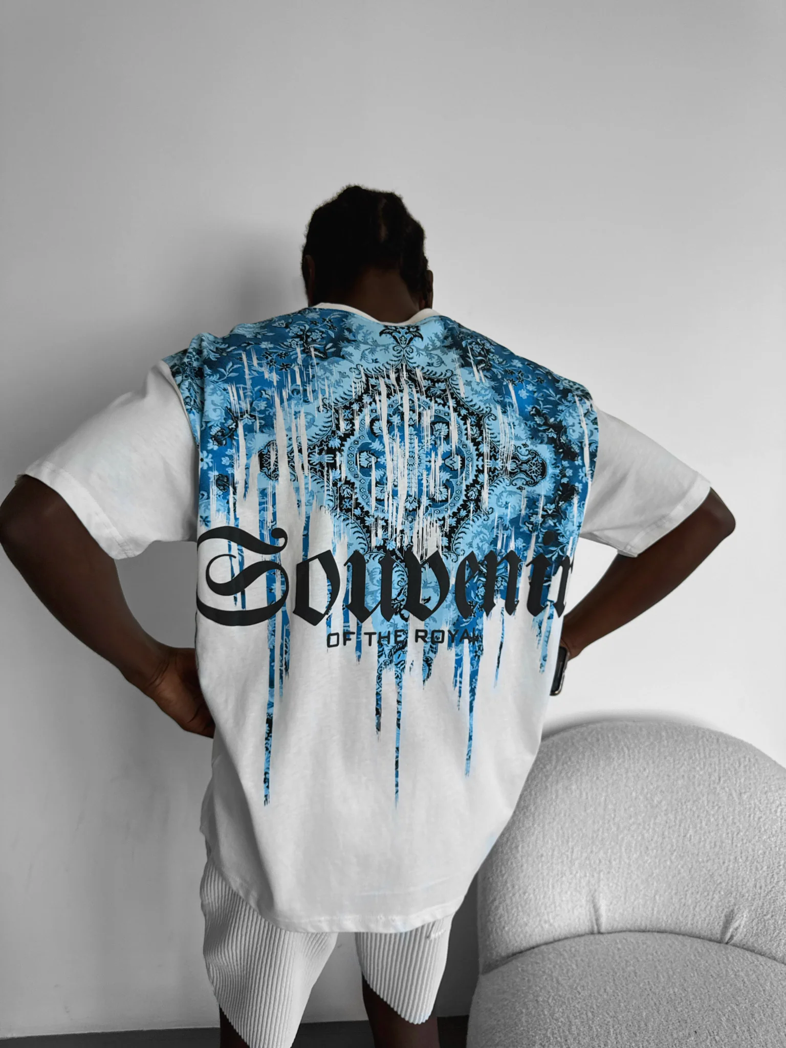 Oversize Souvenir T-Shirt - Ecru - Image 3