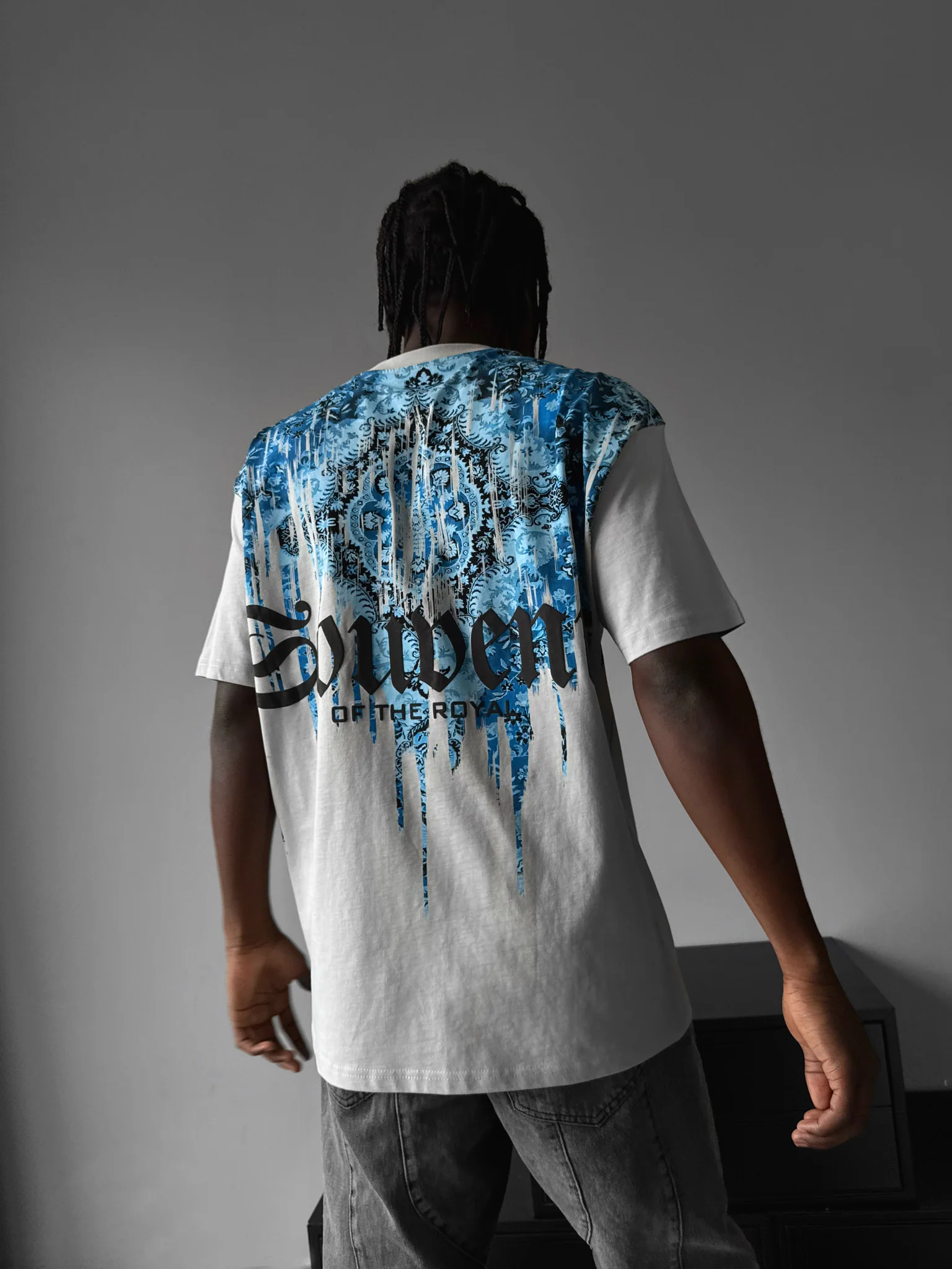 Oversize Souvenir T-Shirt - Grey - Image 2