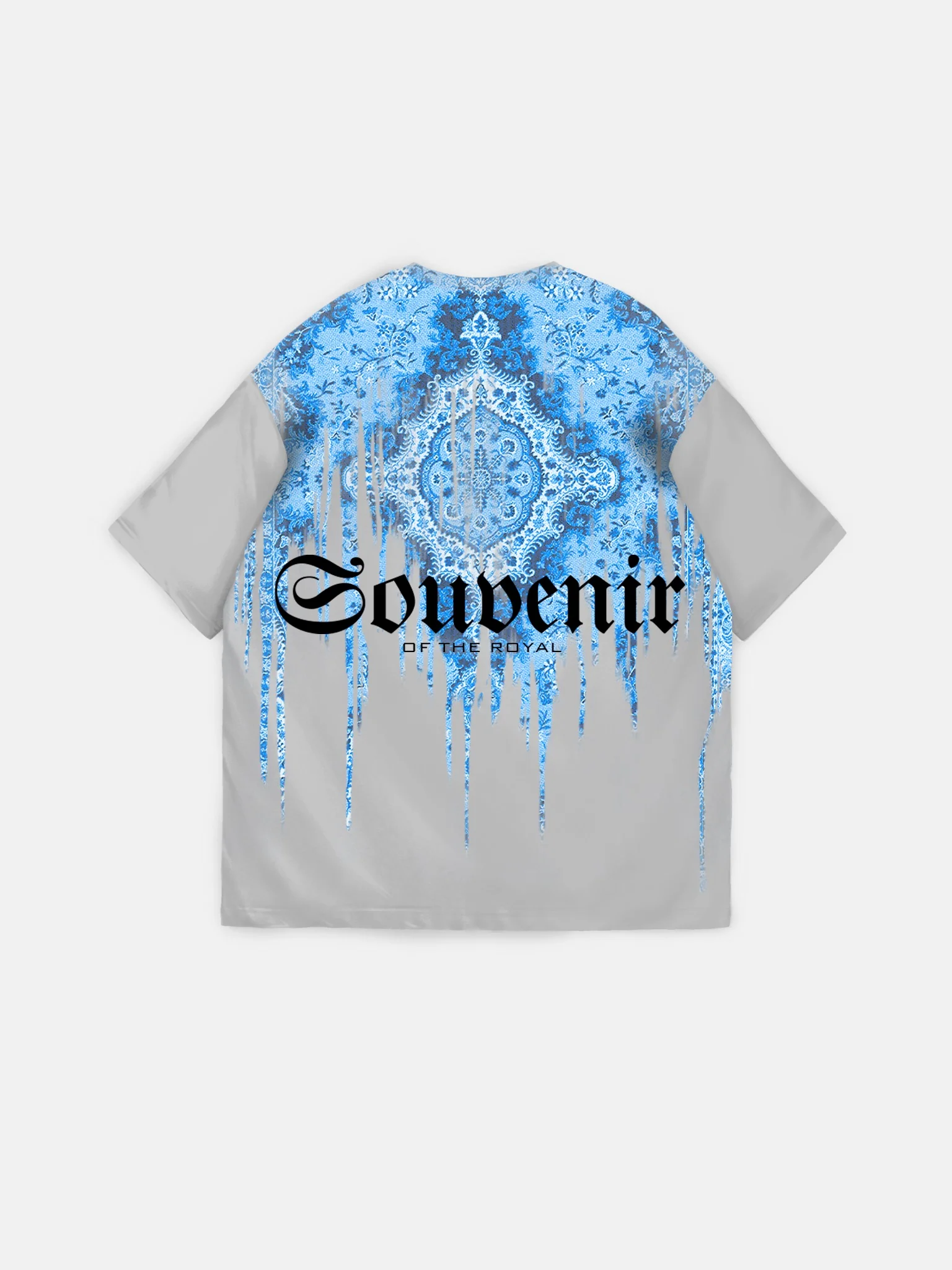 Oversize Souvenir T-Shirt - Grey - Image 5